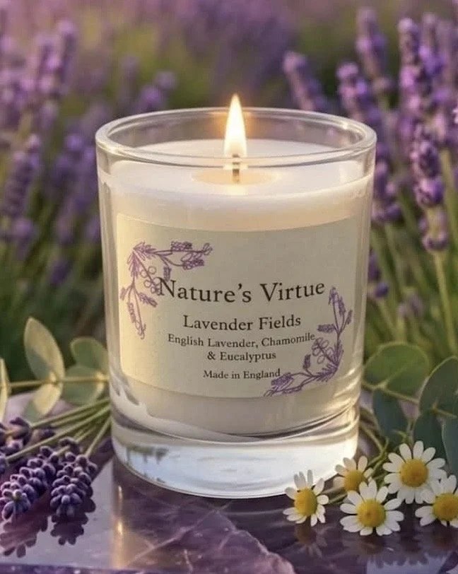20cl Aromatherapy Candle - Lavender Fields