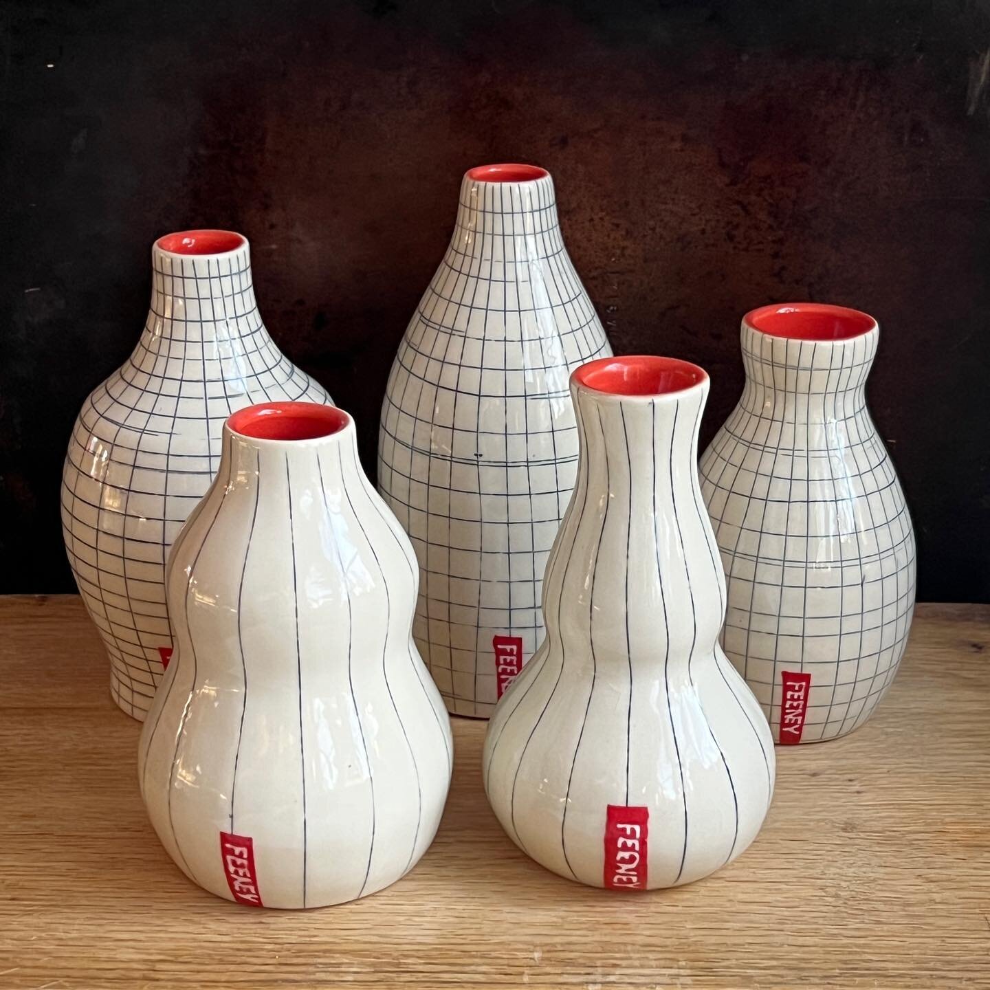 The big guys. 
.
.
#vase #graphicclay #ceramics #red
