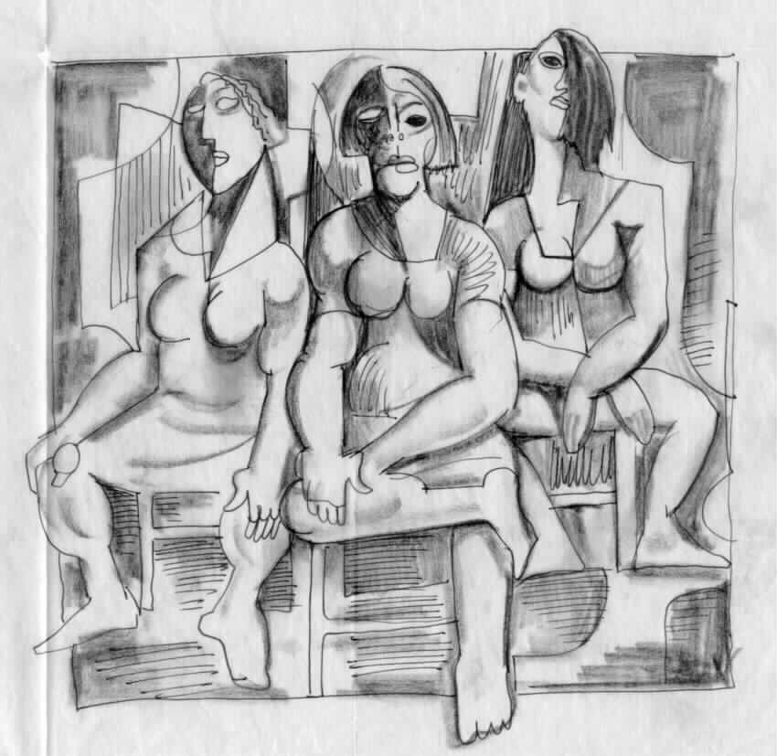 Original Sketch by E.G. Kellett