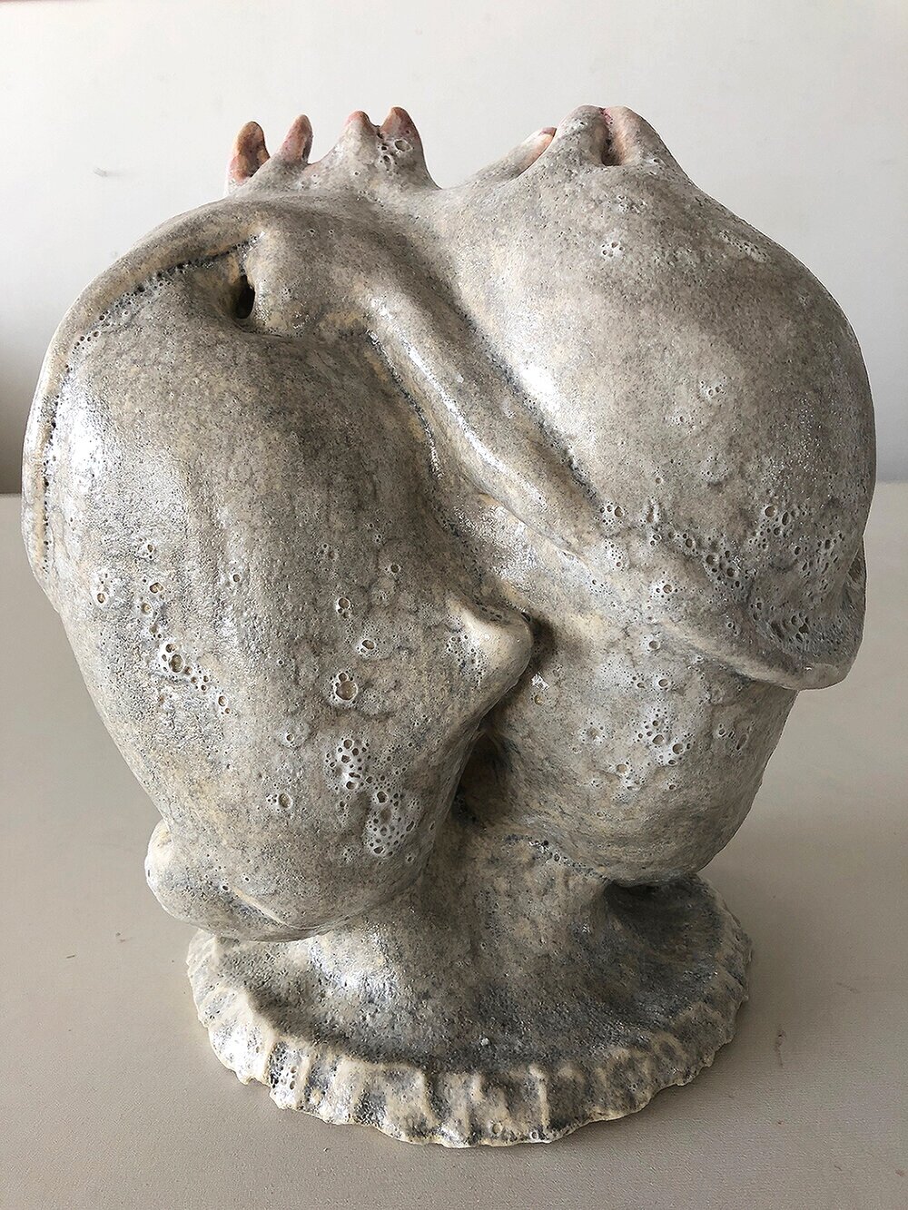   After You , 2020 Clay, glaze 10” x 8”  