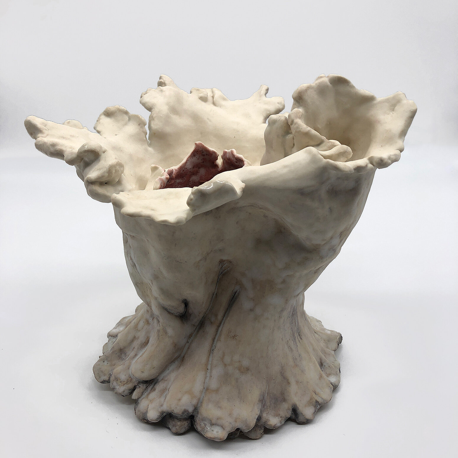   Question Everything   2020 Clay, glaze  8” x 8.5” 