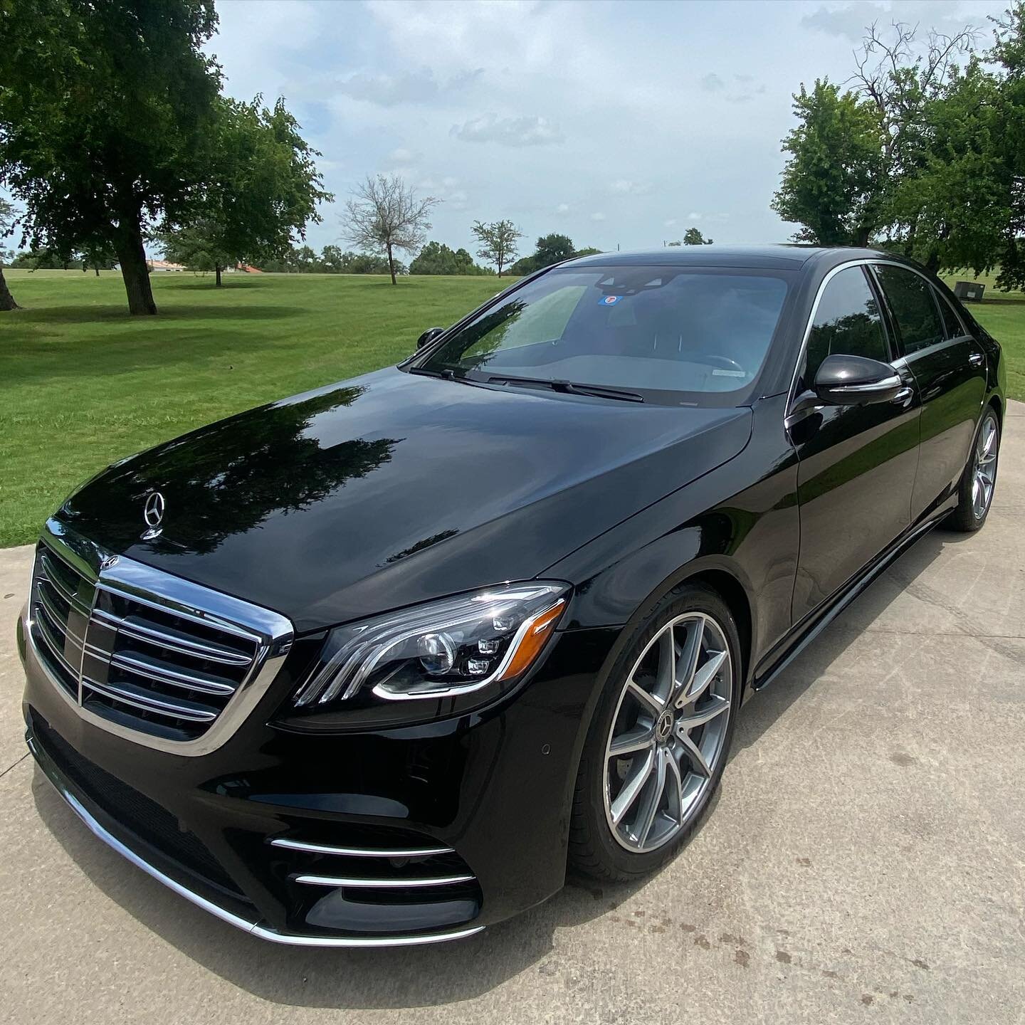 S560 Paint Correction &amp; ceramic coating in Forney, TX. Well protected for the country roads ahead.