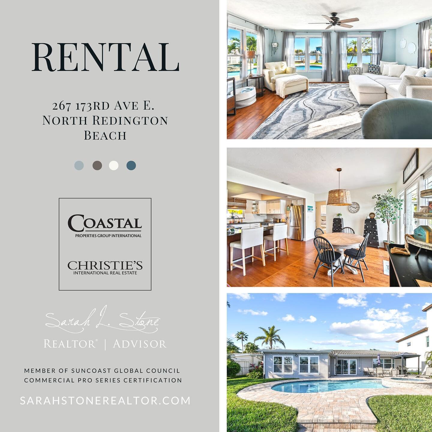 Vacation Rental | North Redington Beach - welcome to this cozy, waterfront home, situated on a secluded straight within walking distance to the sand beaches and warm Gulf waters. Open floor plan with lots of natural light and enough space for your fa