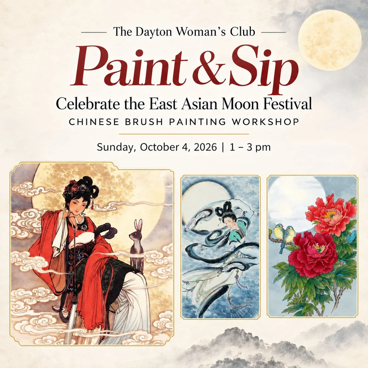 Paint &amp; Sip: Celebrate the East Asian Moon Festival