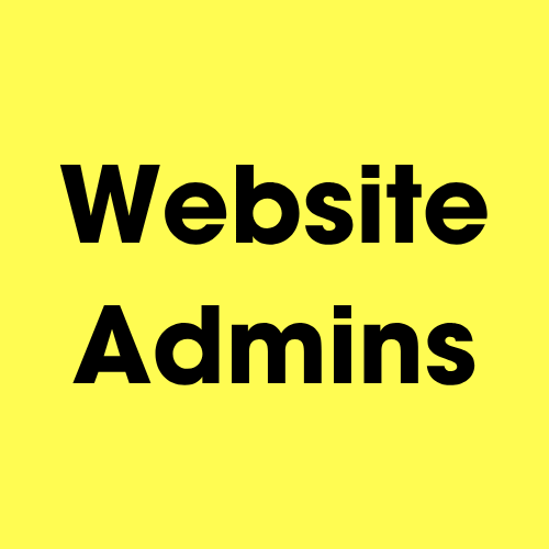 A Note from the Website Admins