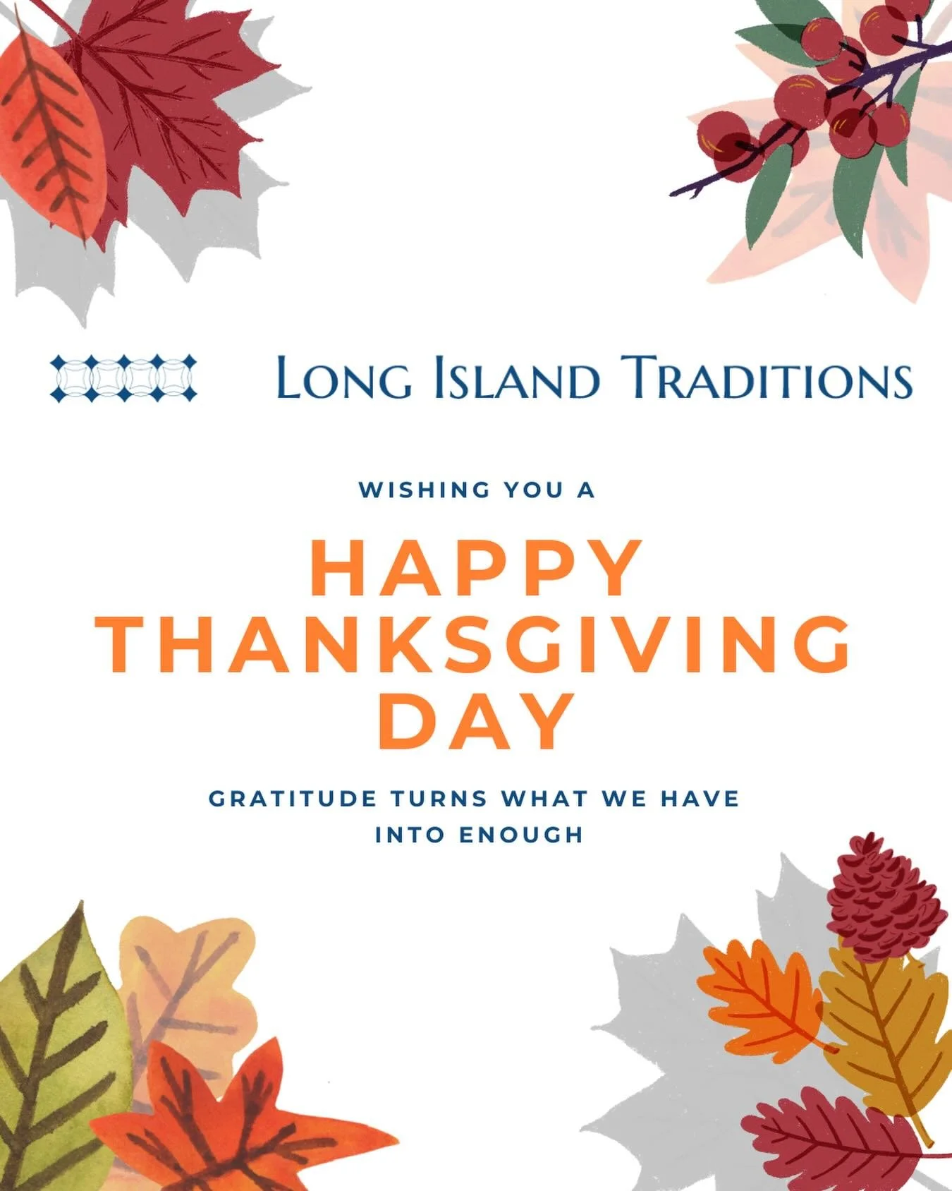 Happy Thanksgiving from Long Island Traditions! 🦃🍁
Today, we&rsquo;re especially grateful for every single person who has helped us get to where we are; our incredible artists, cultural tradition bearers, local partners, community supporters, and o