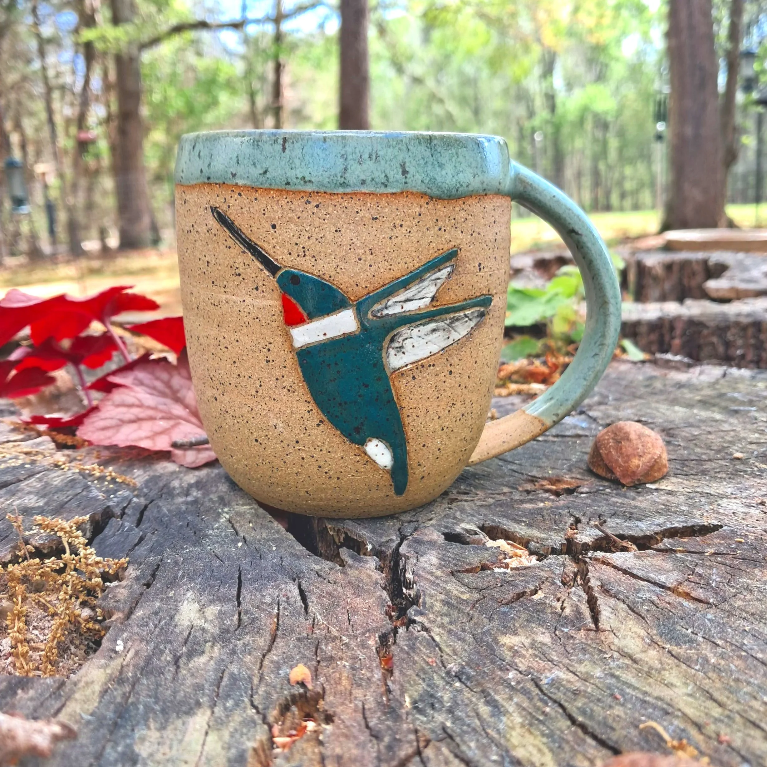 Hummingbird mug