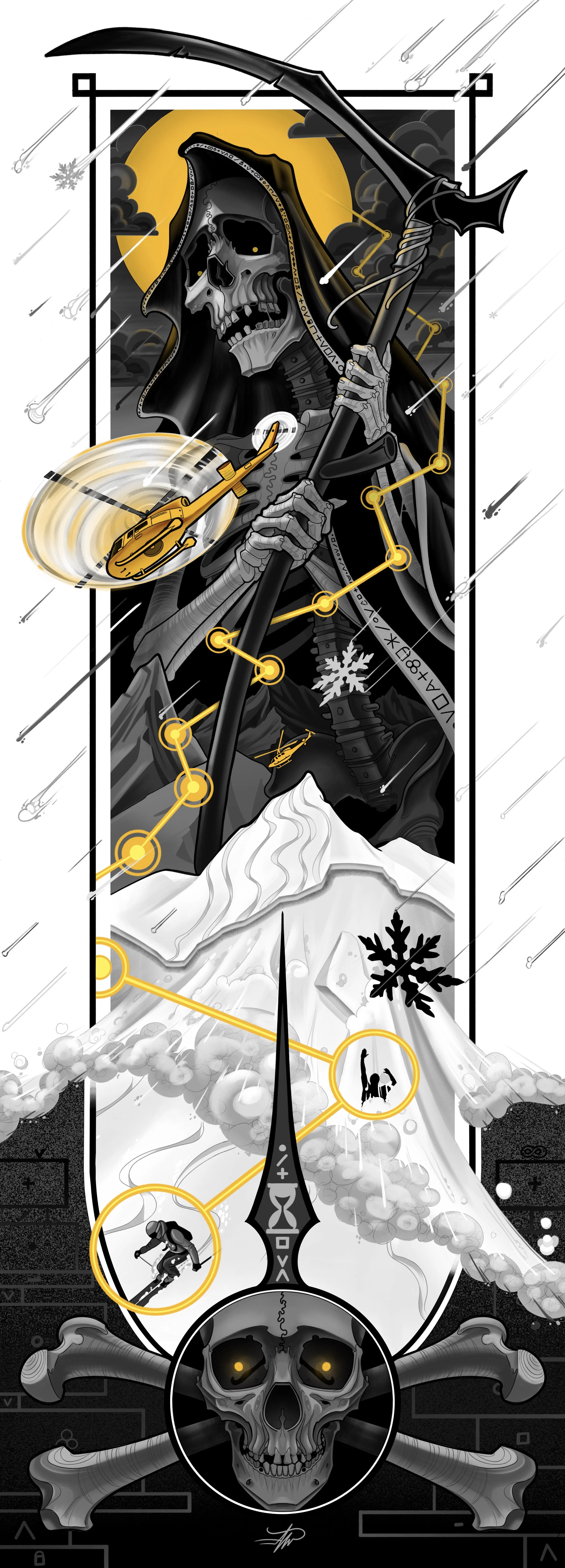 Snow Reaper Print