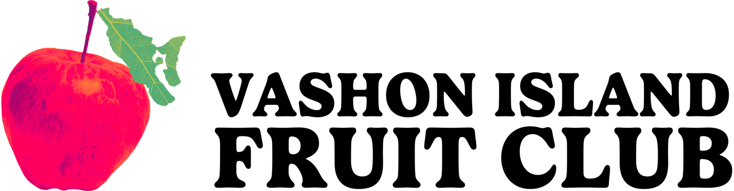 The image features a bright red apple with green leaves on the left side and the text "WASSAIL TO YOU" in large black letters on the right side, set against a pink background.