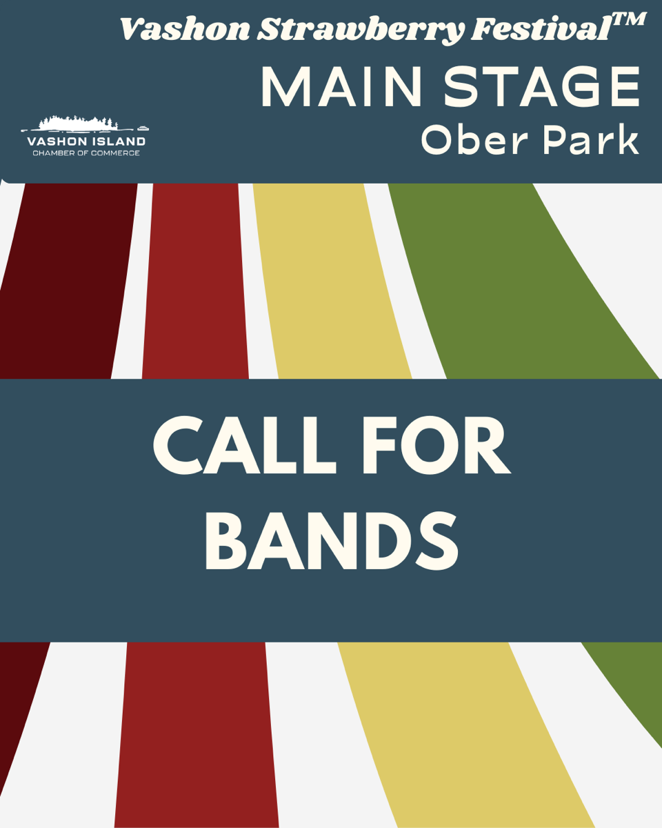 Image includes text that calls for bands