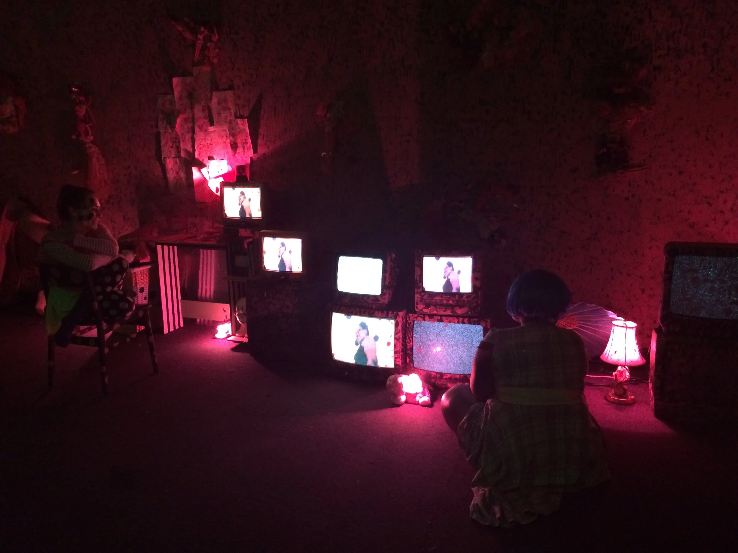 Filmed and edited content of actors