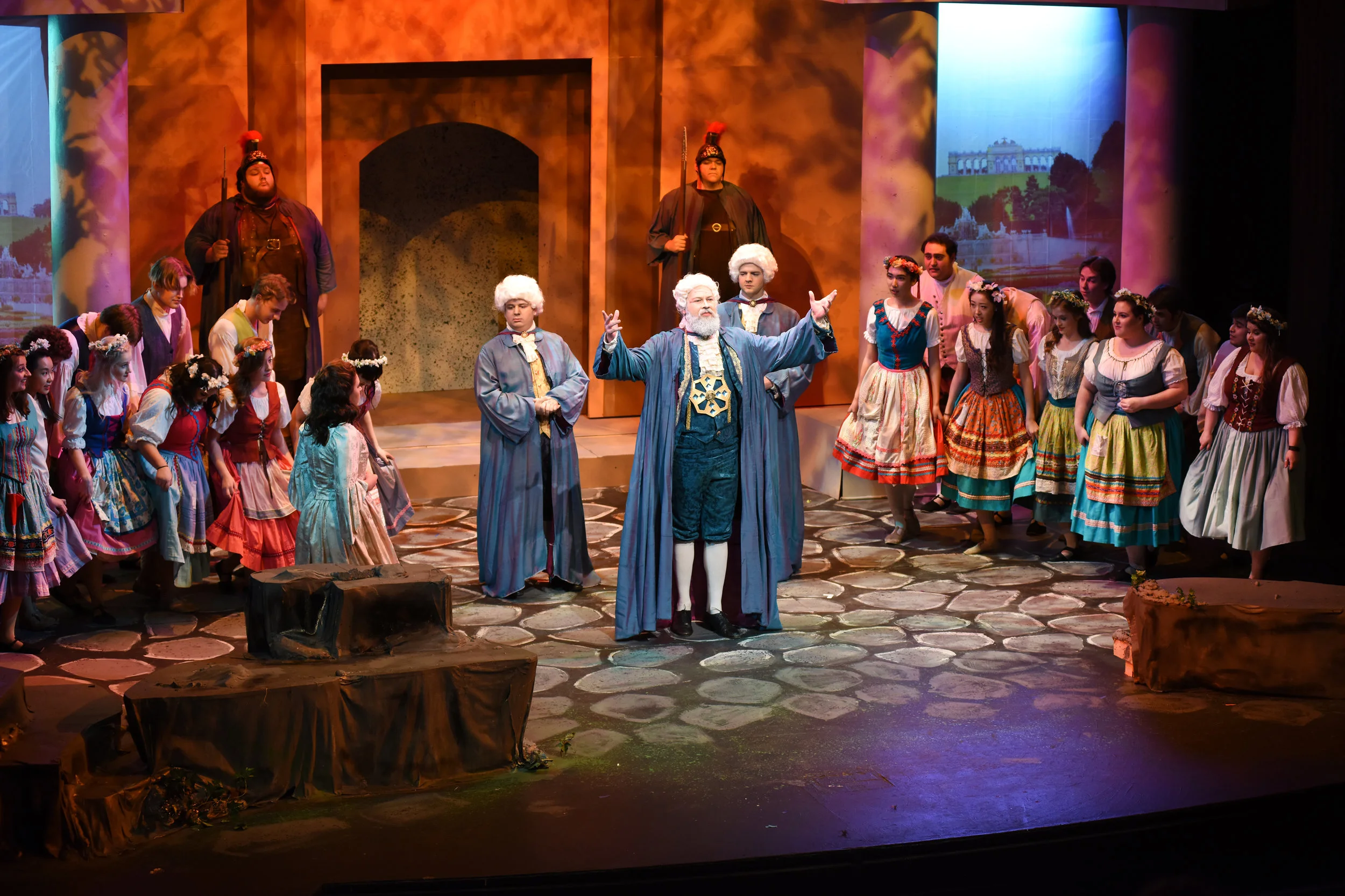 An outdoor celebration