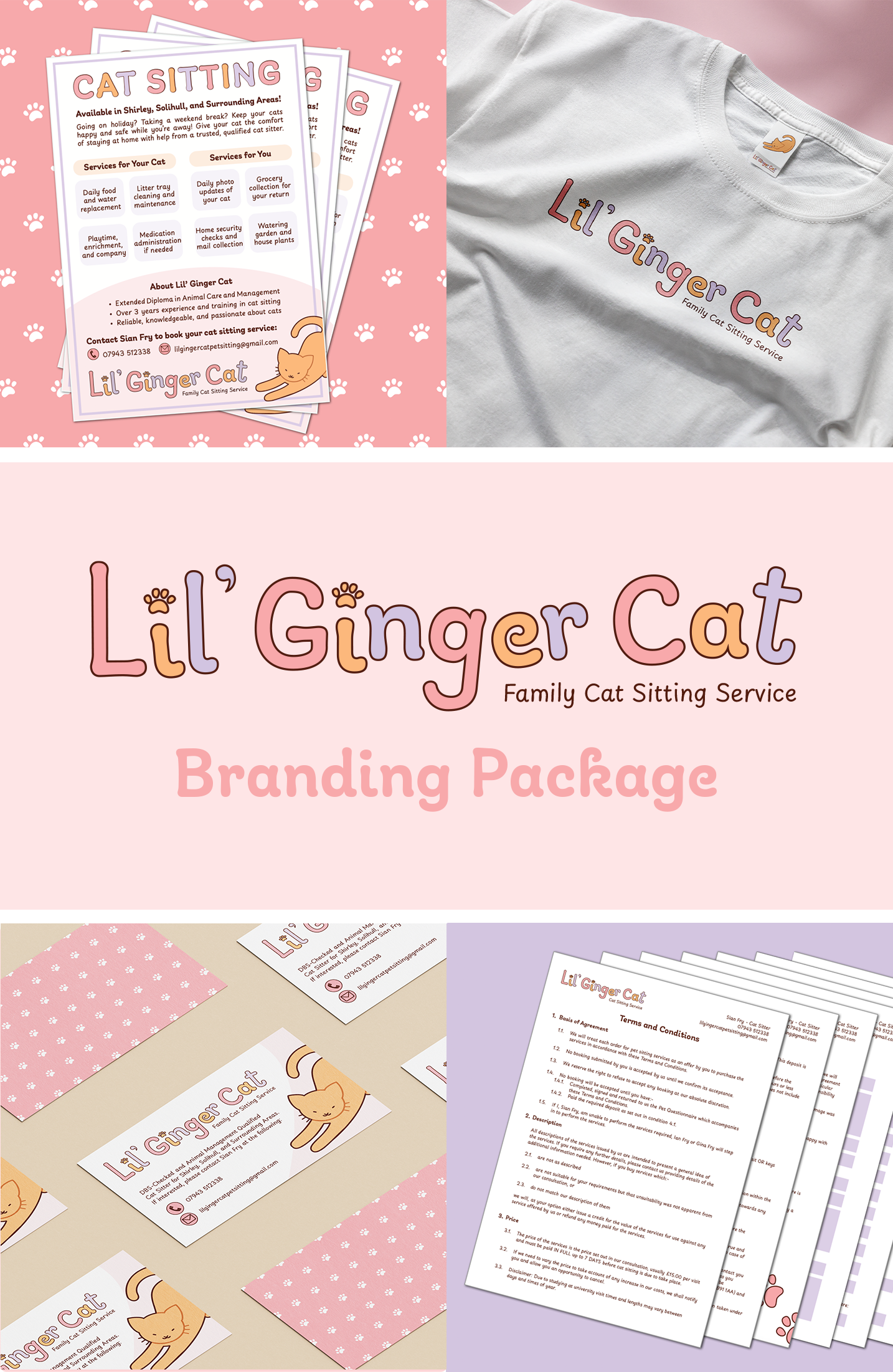 Lil' Ginger Cat Branding Package