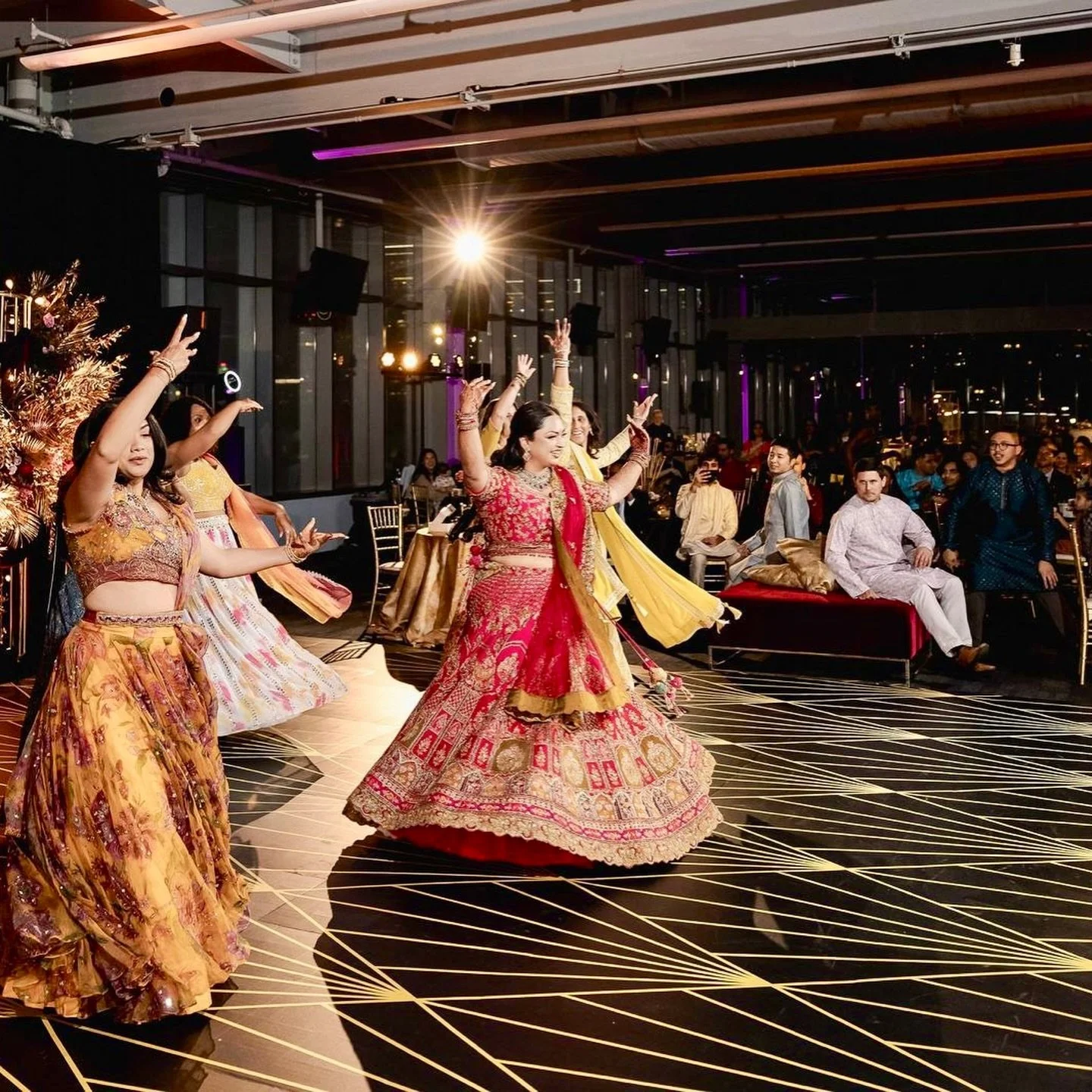 A burst of color and a wave of energy ✨
Our bride Kavya turning her sangeet into a full-blown celebration.

Bride: @kaavya_cher 
Bride&rsquo;s attire: @swaticouture 

Wedding Planner: @avantplanners
Photo &amp; Video: @aperinastudios
Rentals: @fineli