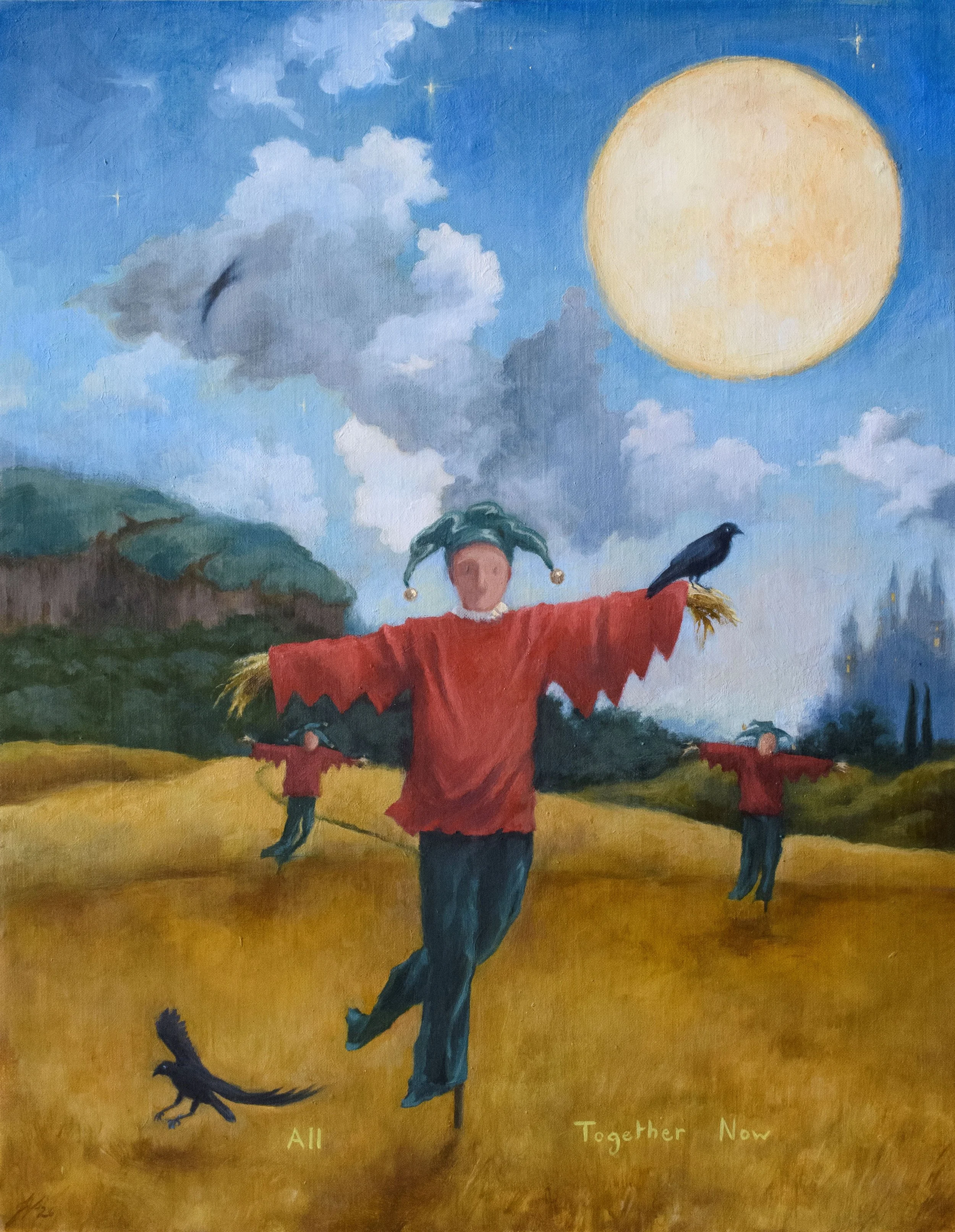 Making Friends 11 x 14 inches, oil on linen mounted on panel, 2026 
