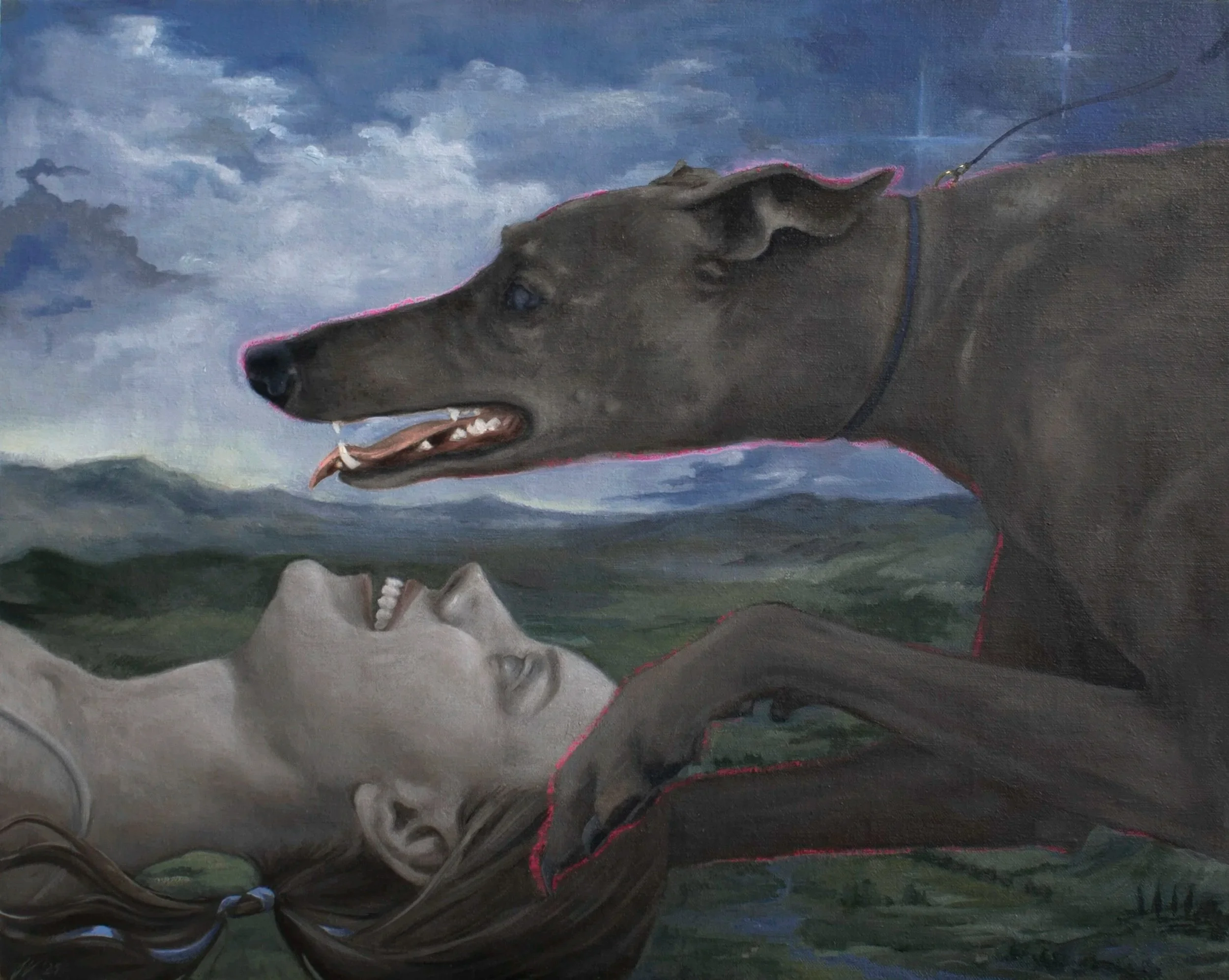 The Downtrodden 16 x 20 inches, oil on linen mounted on panel, 2025