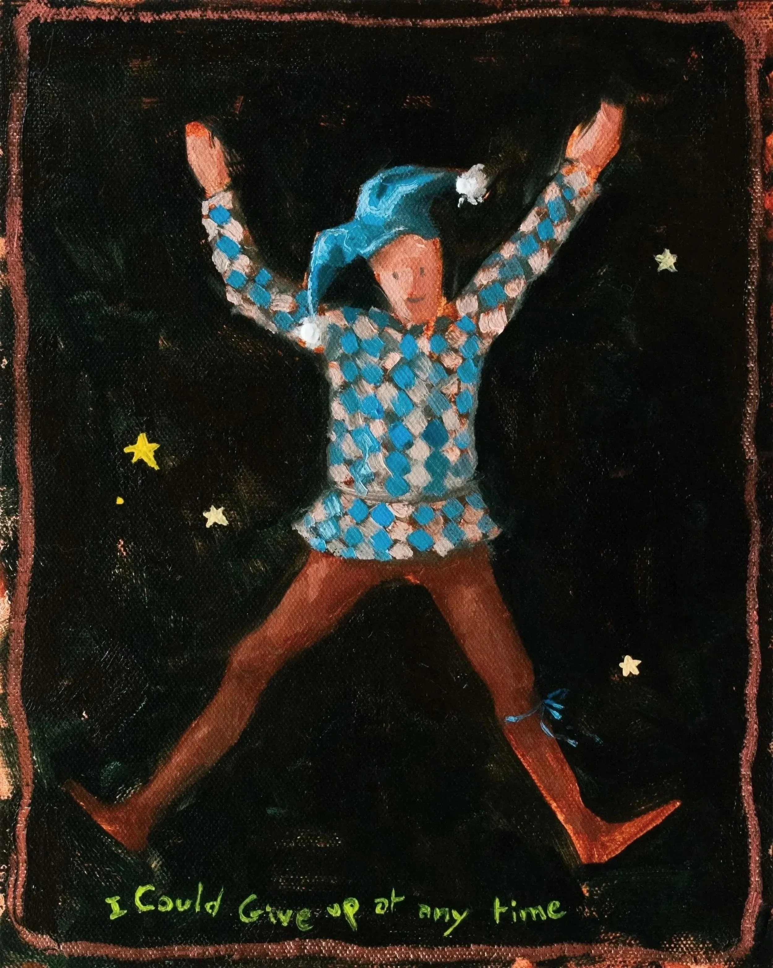 Delusions of Grandeur 8 x 10 inches, oil on canvas mounted on panel, 2026 