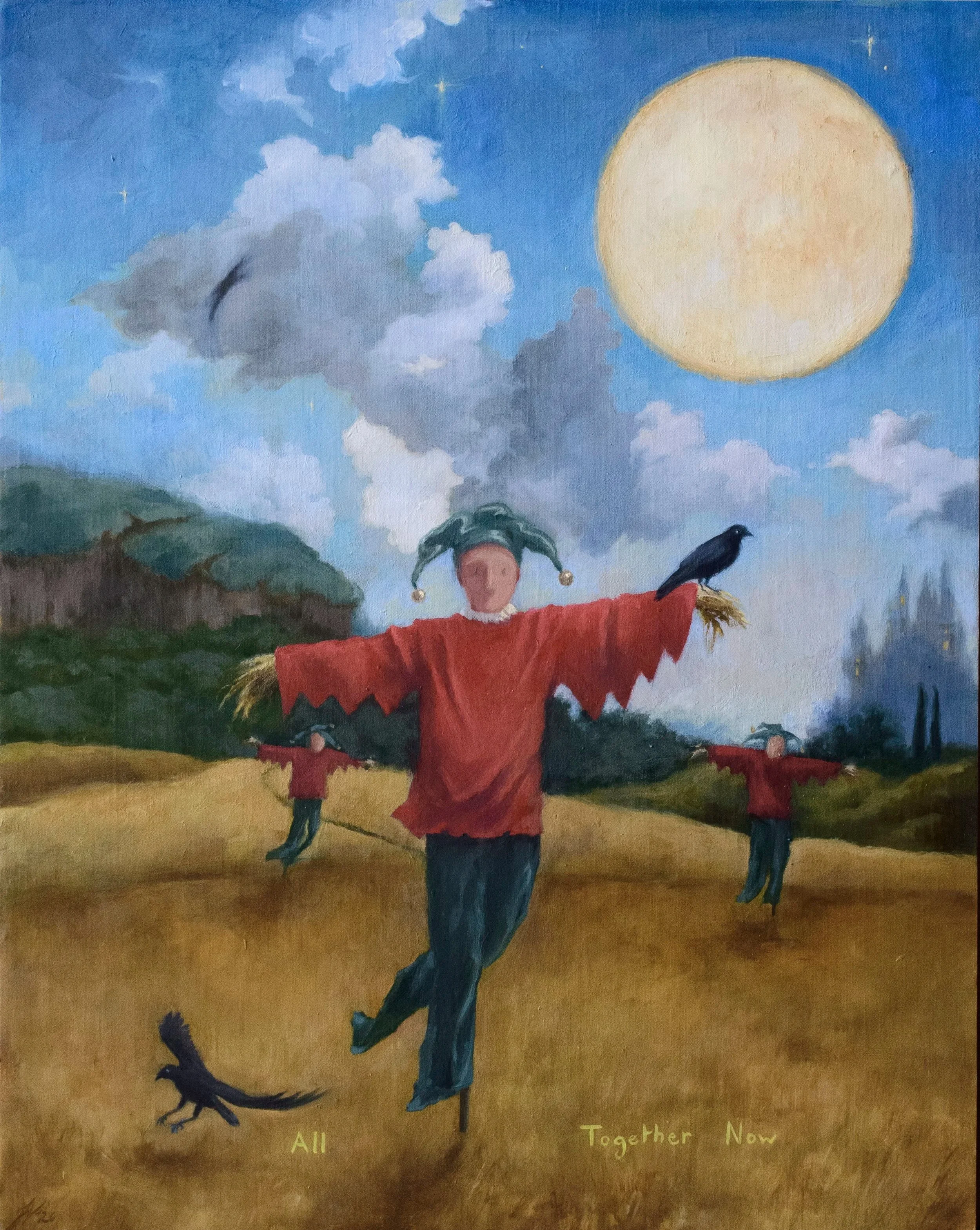 Making Friends 11 x 14 inches, oil on linen mounted on panel, 2026 