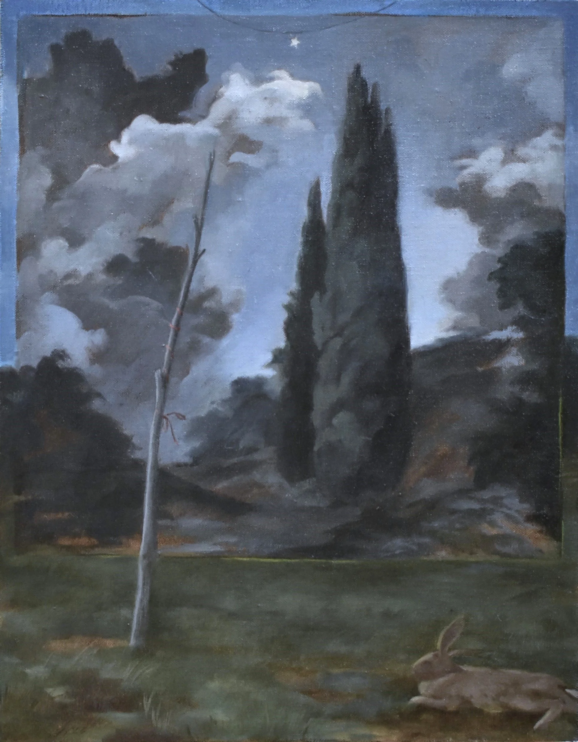 Guiding Star  11 x 14 inches, oil on linen, 2024 