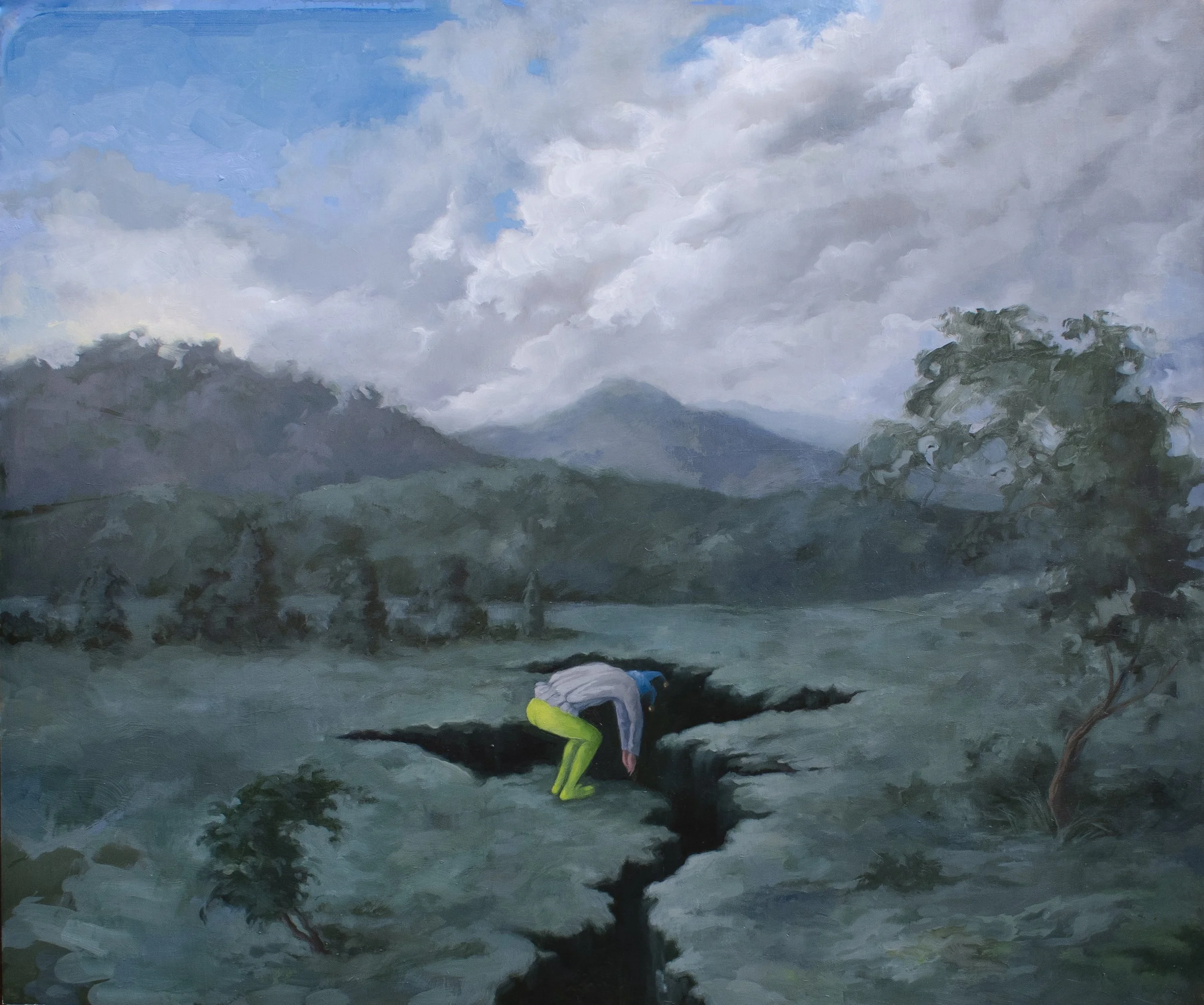 The Edge of the World 20 x 24 inches, oil on linen mounted on panel, 2026 