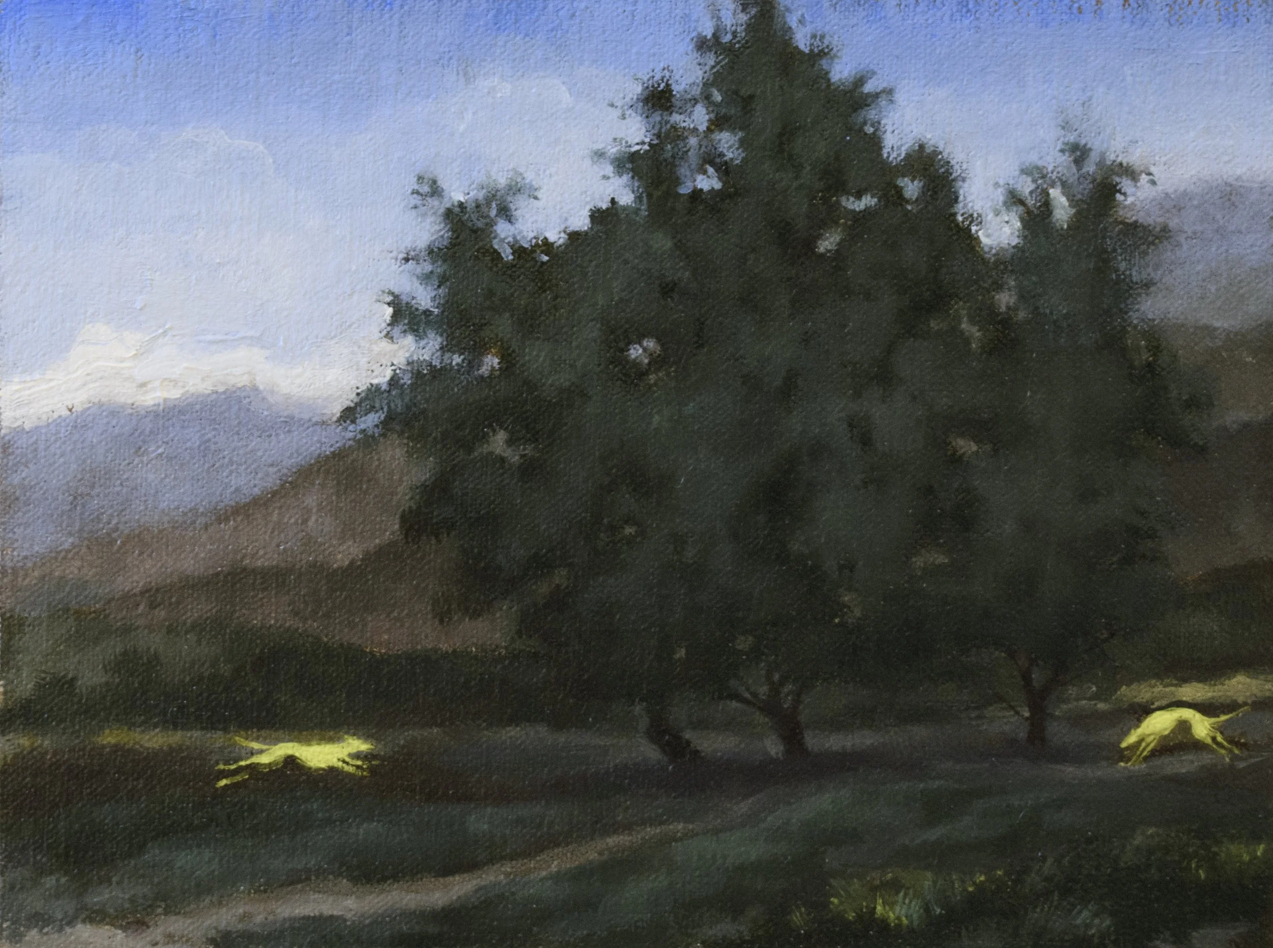 Untitled  6 x 8 inches, oil on linen mounted on panel, 2025 