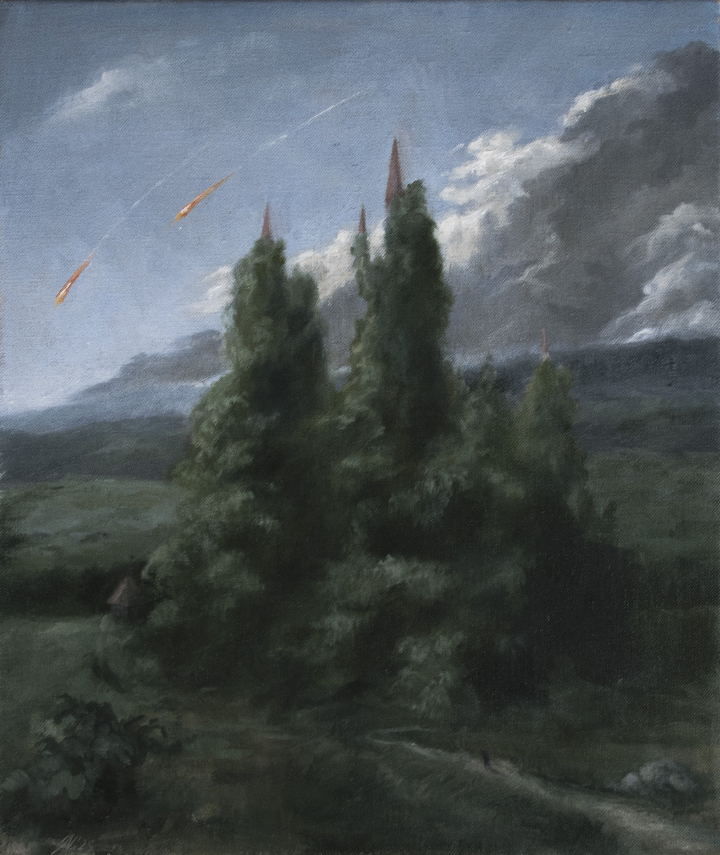 Homecoming 10.75 x 12.75 inches, oil on linen, 2025