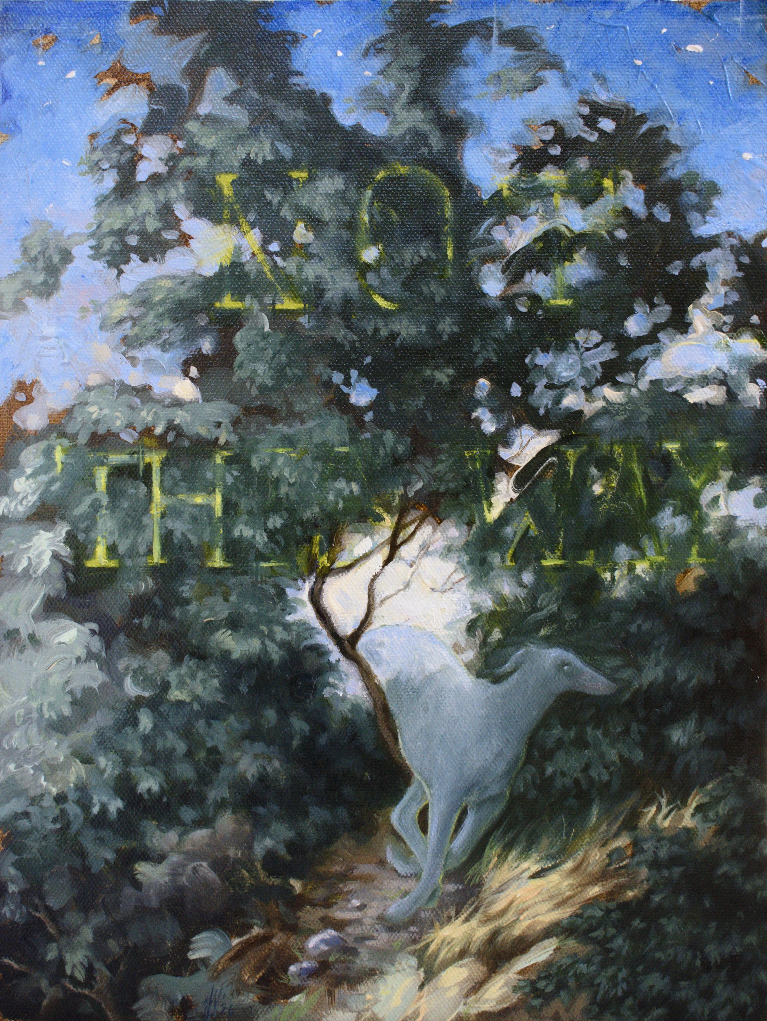 Not This Way, That Way  9 x 12 inches, oil on canvas mounted on panel, 2025 