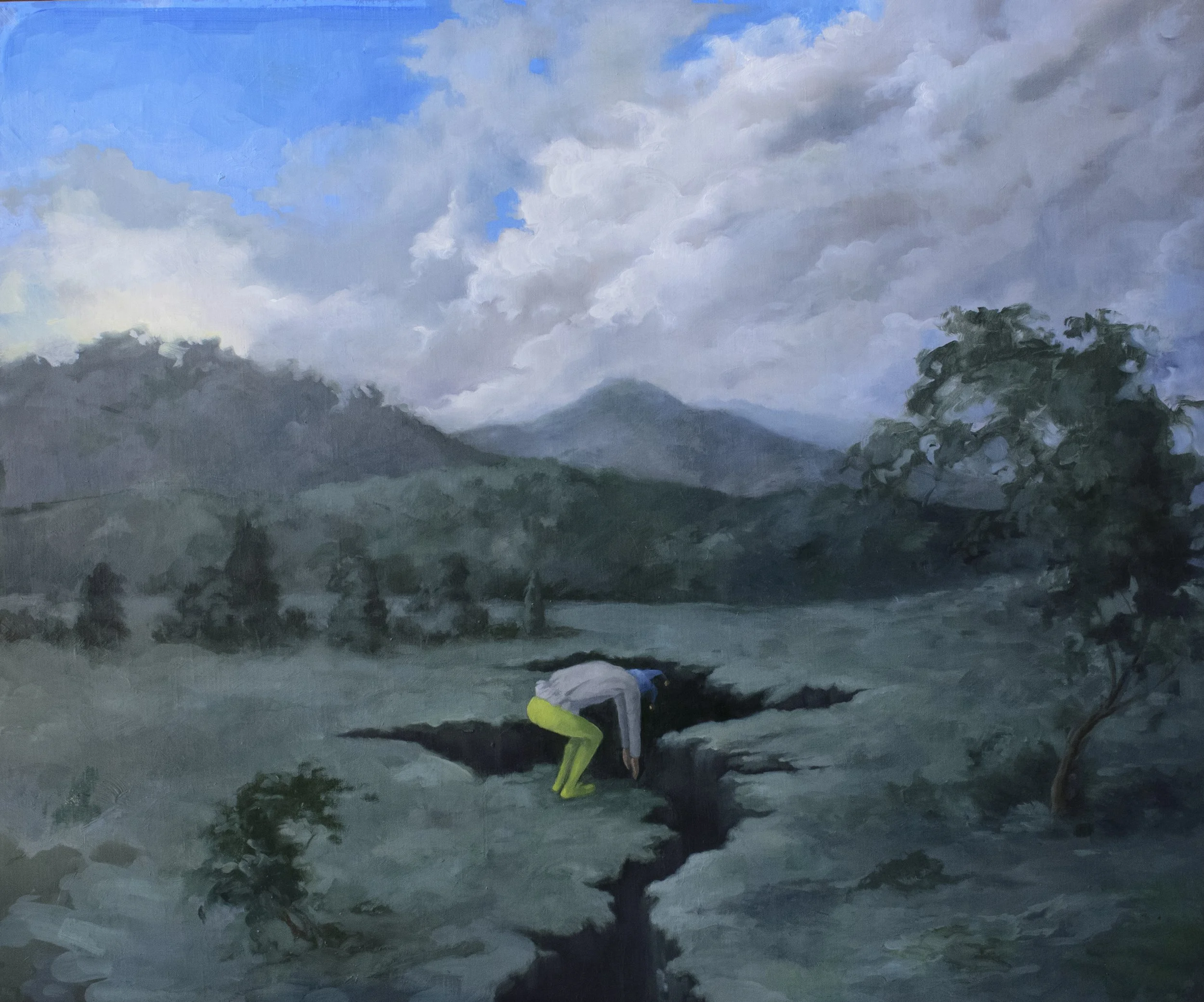 The Edge of the World 20 x 24 inches, oil on linen mounted on panel, 2026 