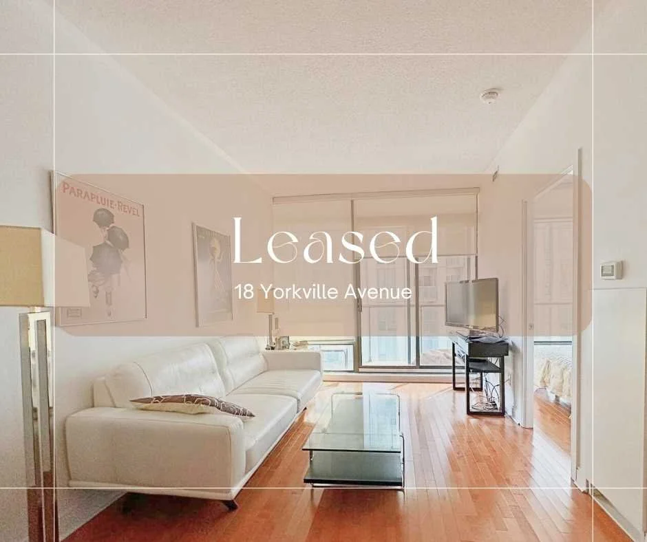 Bright 1-bedroom condo for rent at 18 Yorkville Avenue, Toronto — modern finishes, great location steps to Bloor and Bay.