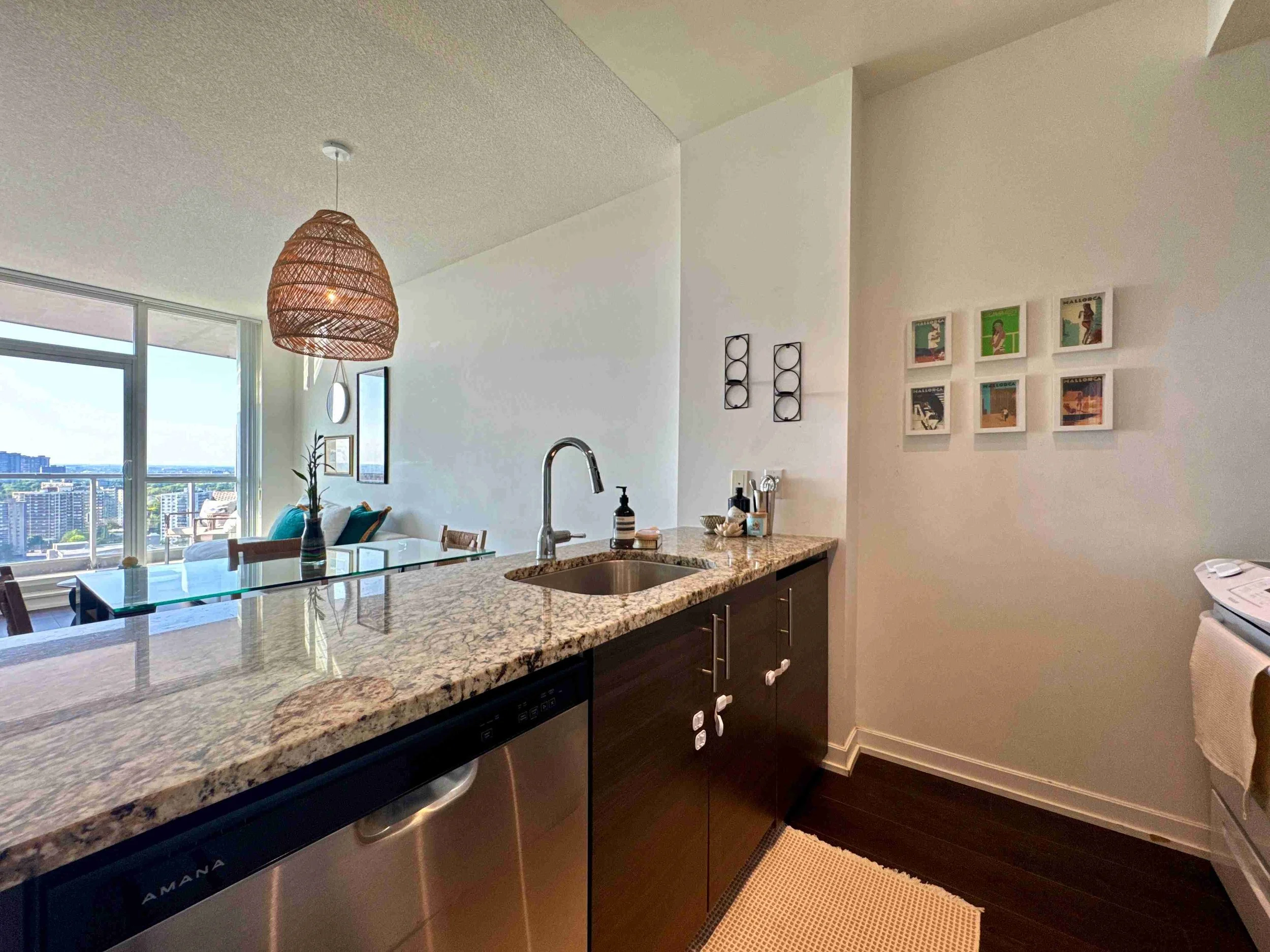 Kitchen view inside 70 Forest Manor Rd Unit 2109 Toronto condo