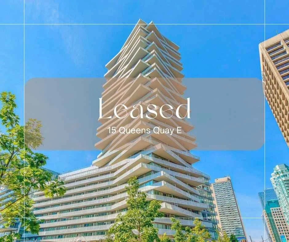Condo for rent at 15 Queens Quay E Toronto with lake views and modern finishes