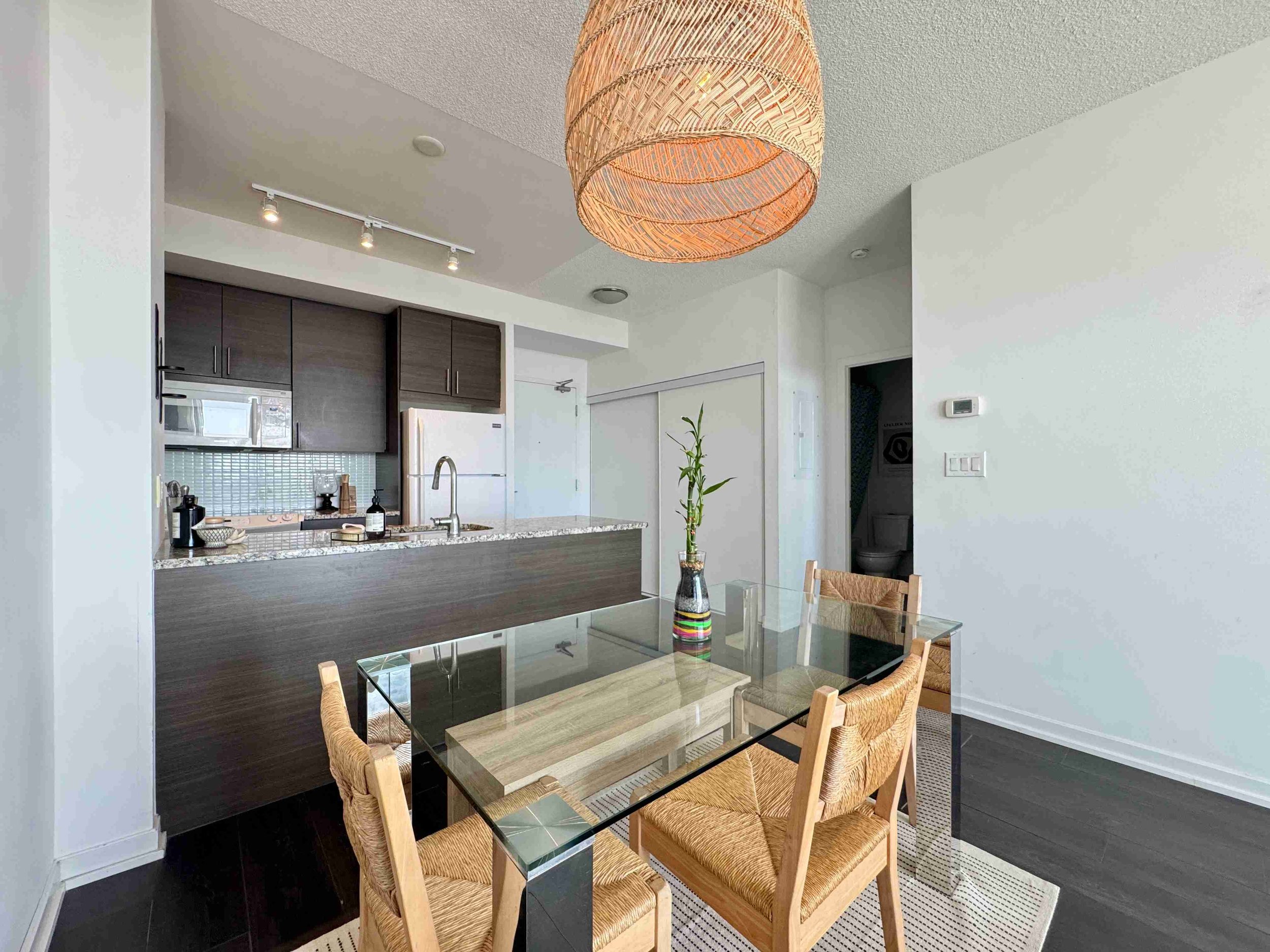 Kitchen view inside 70 Forest Manor Rd Unit 2109 Toronto condo