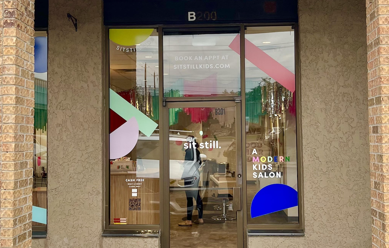 Sit Still Kids Hair Salon in Austin, Texas.