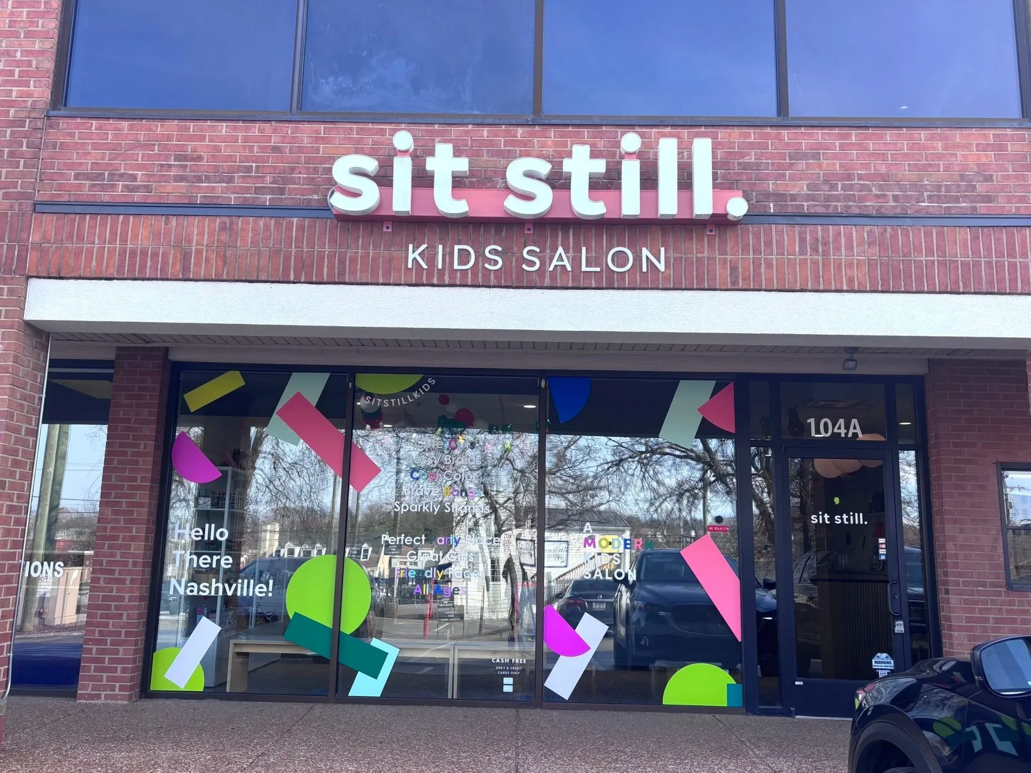 Sit Still Kids hair salon in Nashville, TN.