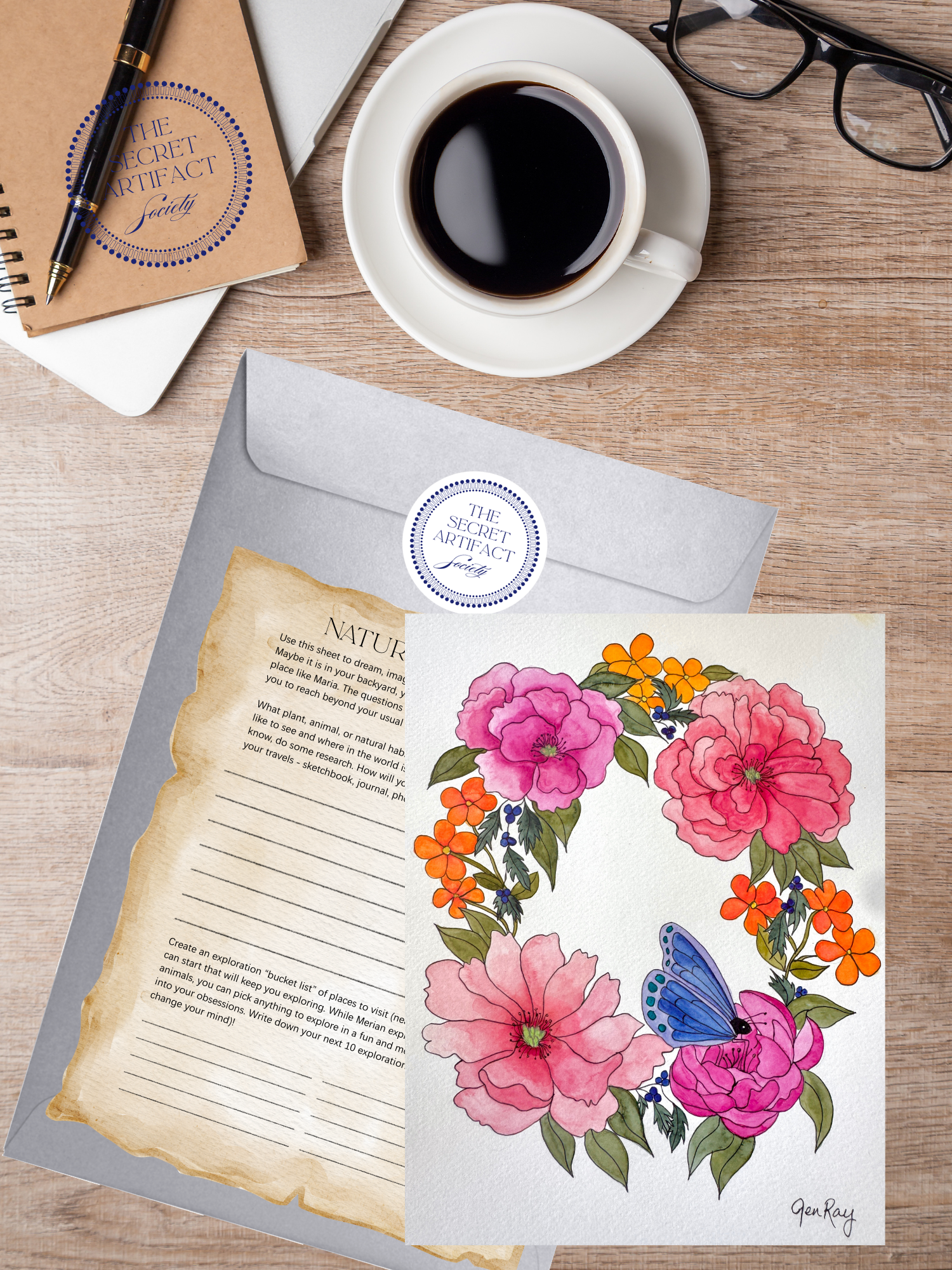Secret Artifact Society Monthly Art & Activity Subscription