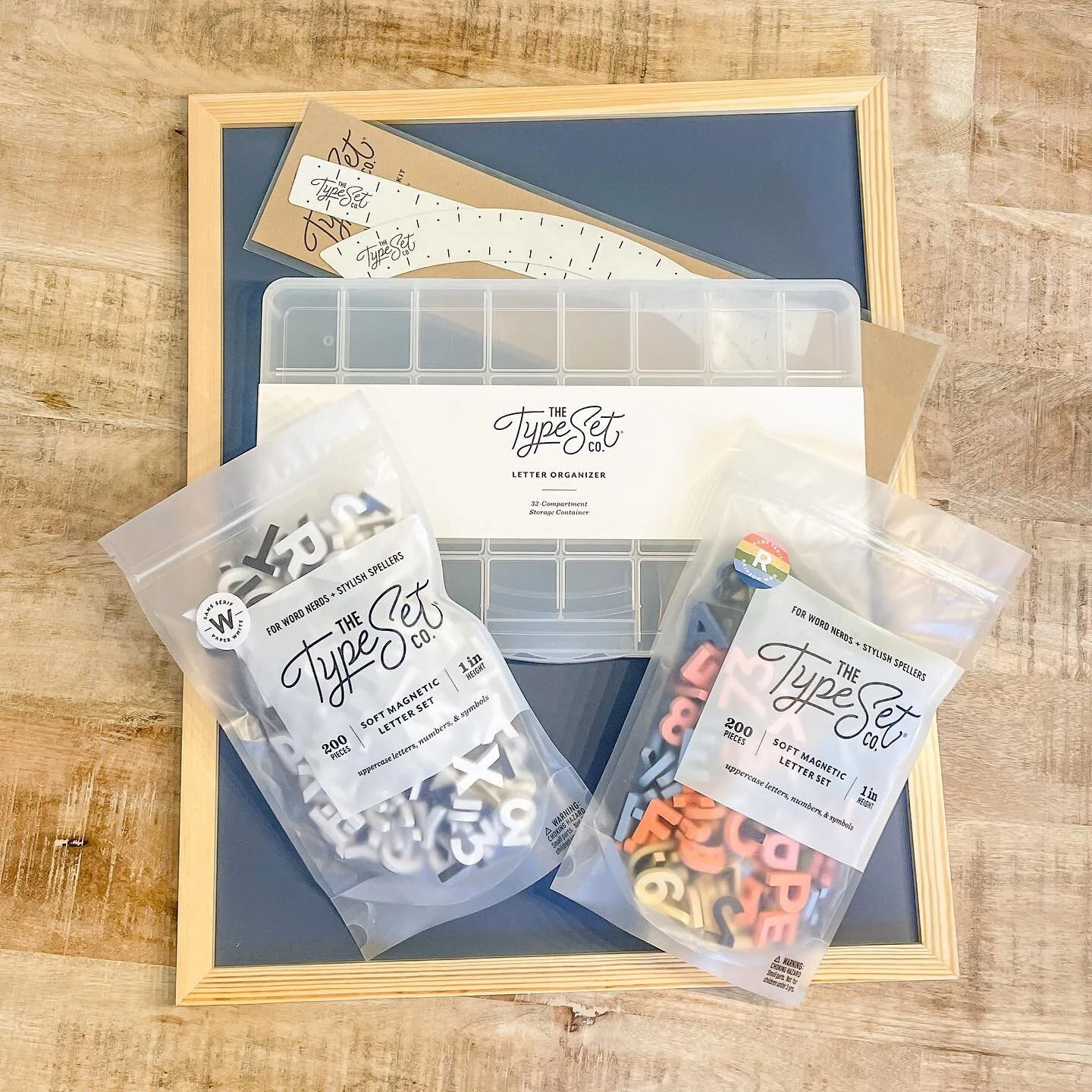 Look what came! 😍 The most beautiful letter board and accessories from @thetypesetco! Be on the look out for an obnoxious amount of letter board posts! 🤣 Give me your best PUNNY idea! ⬇️
&bull;
&bull;
&bull;
&bull;
&bull;
#thetypesetco #letterboard