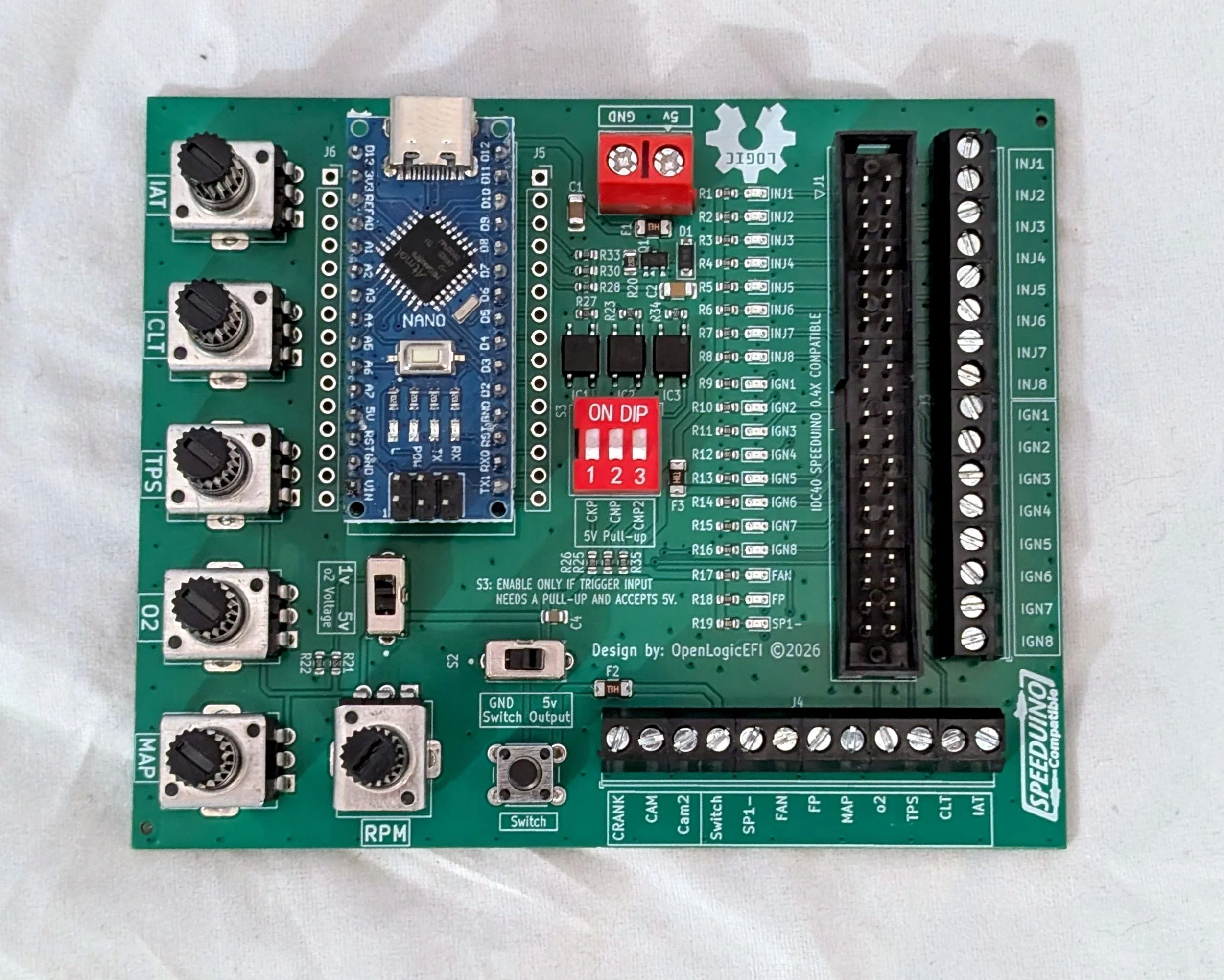 Universal Engine Simulator Powered by Ardustim - Crank, Cam, Cam2, and Analog Outputs