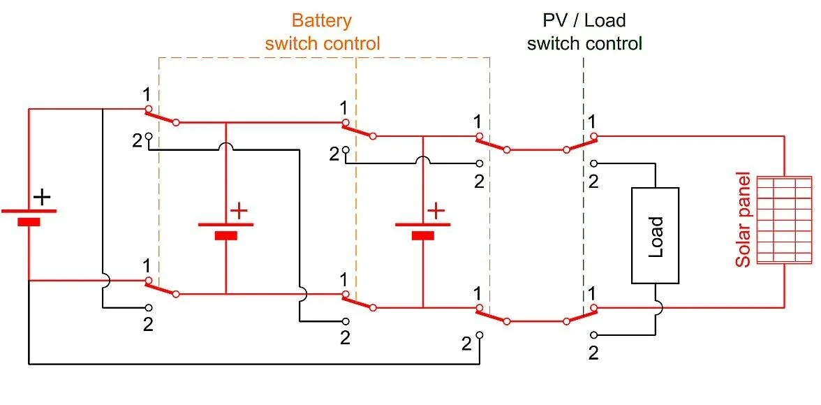 Method 2 Para Series Insulated Load Switching Battery