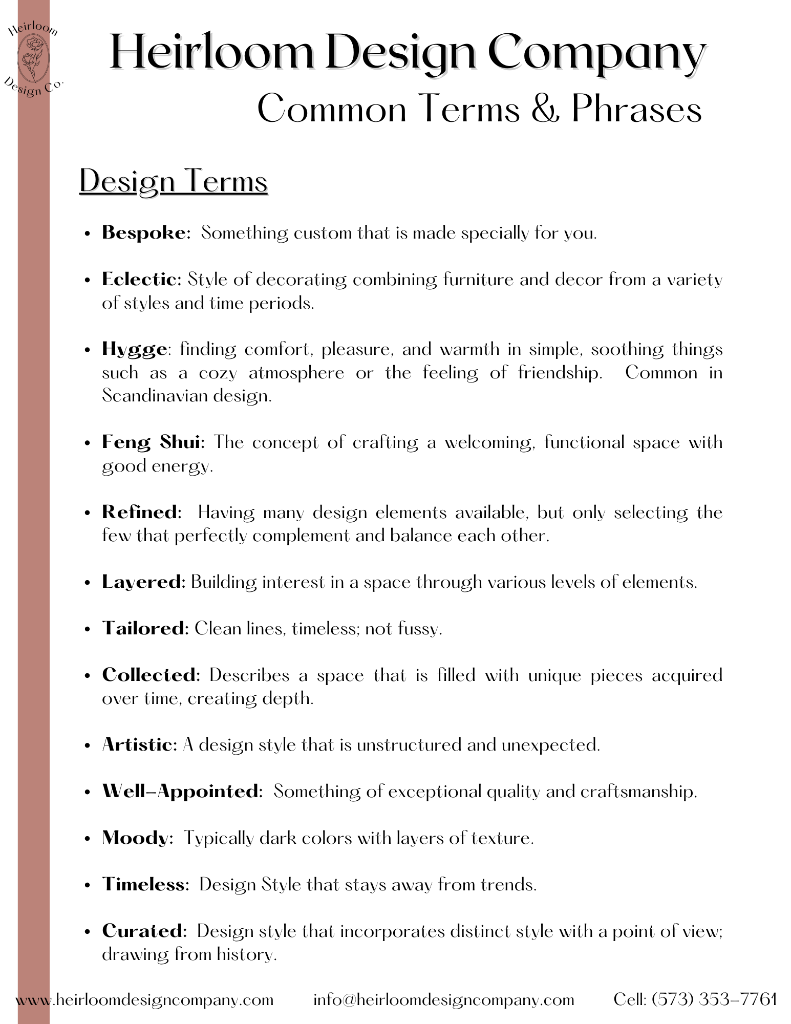 Home Design Terminology – Interior Design Terms List – VHKTX