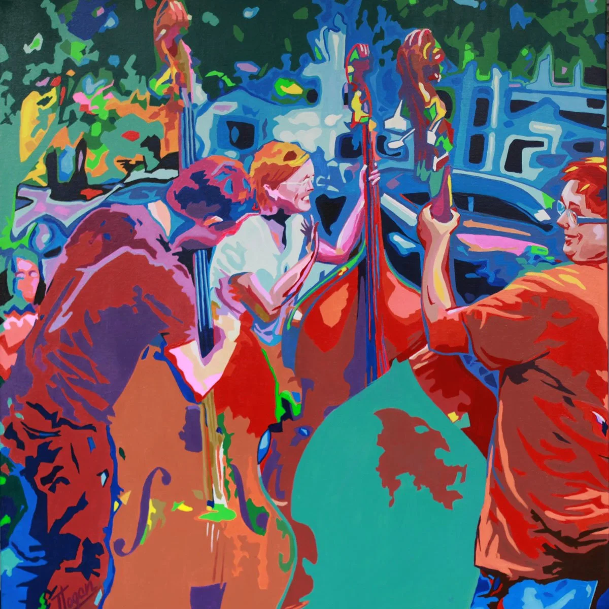 "Three Uprights on the Square" – Bentonville, AR  – SOLD