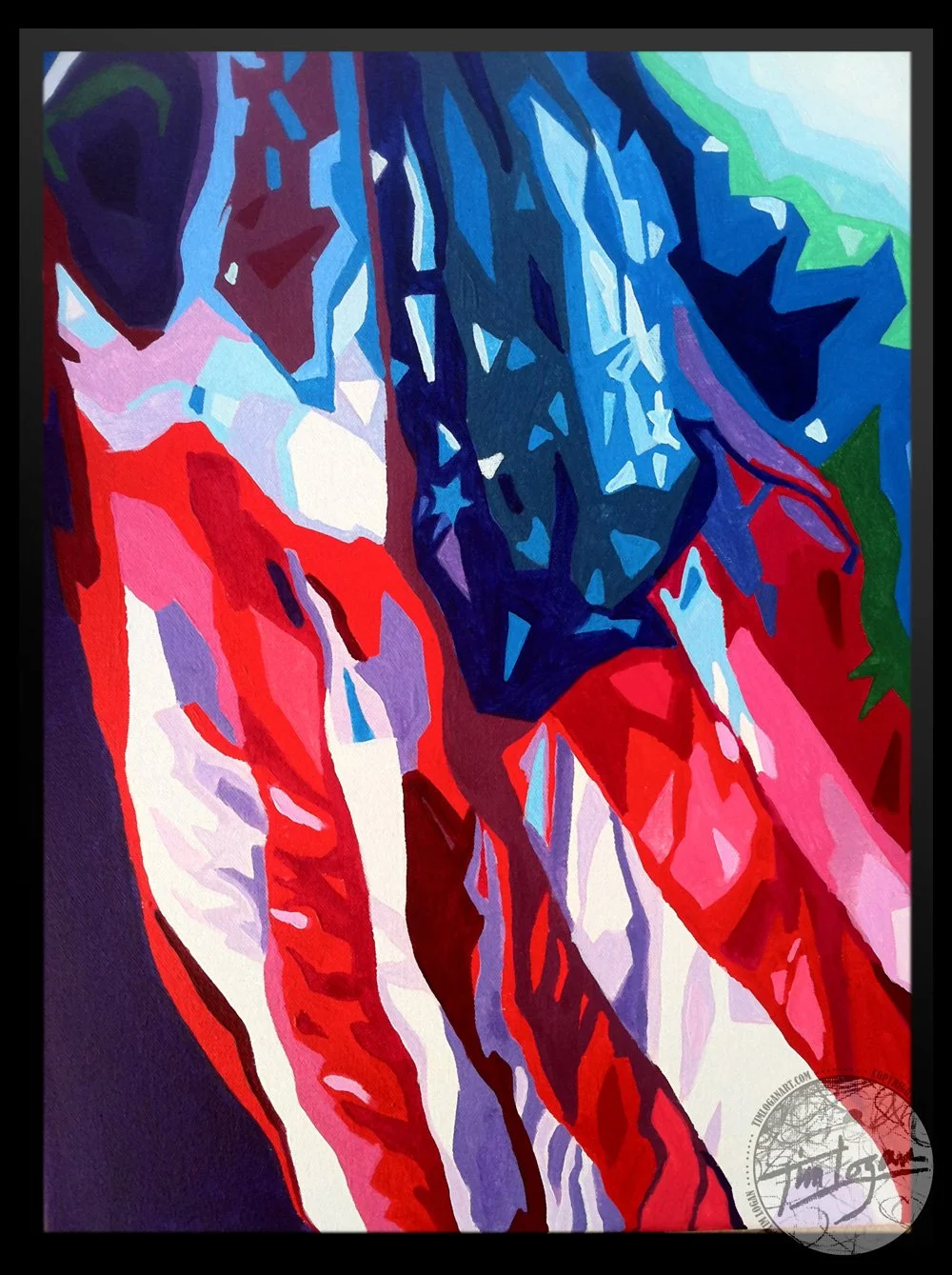 "American Flag on the Square" – Bentonville, AR – SOLD