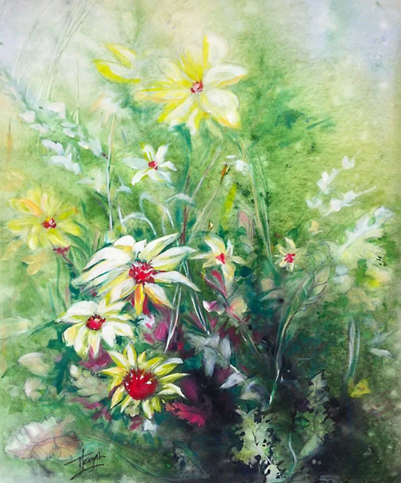 "Mid-Morning Light" – Acrylic on Watercolor Paper – SOLD