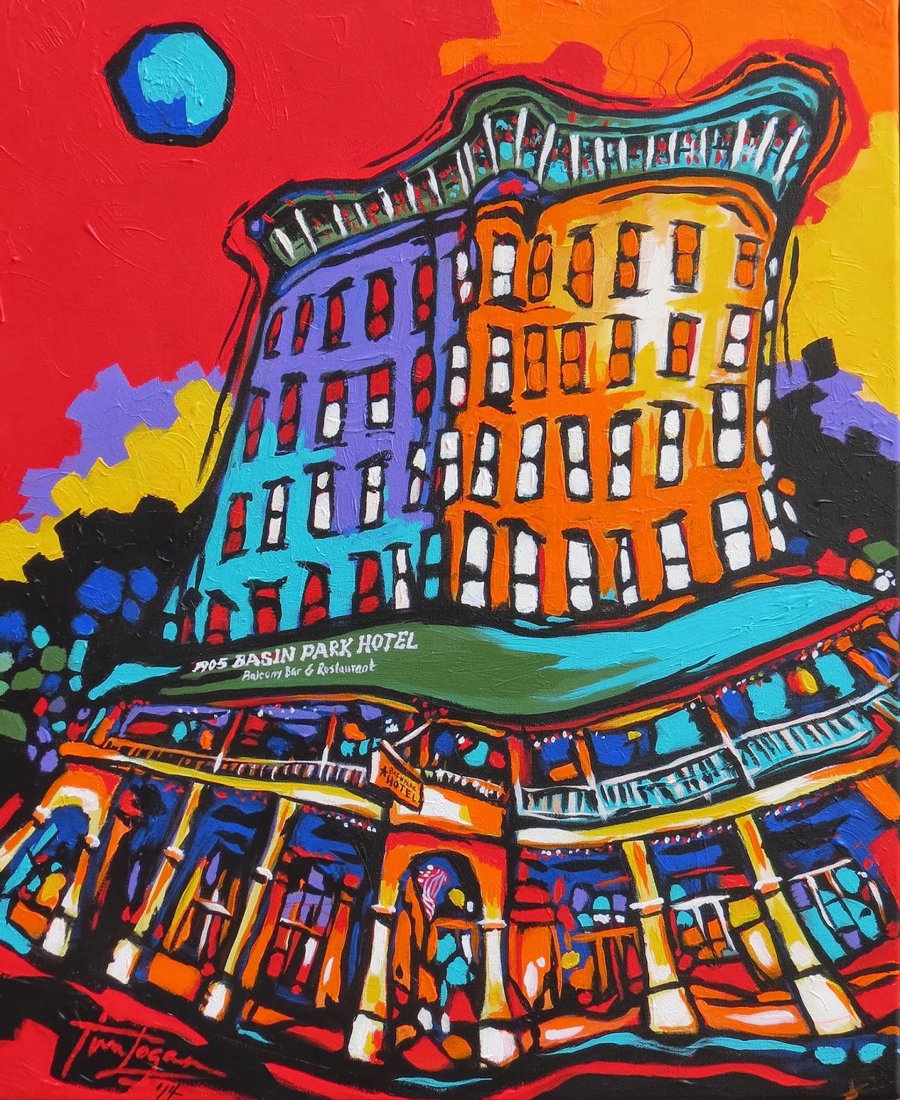 "Night and Day" – Basin Park Hotel, Eureka Springs, AR – SOLD