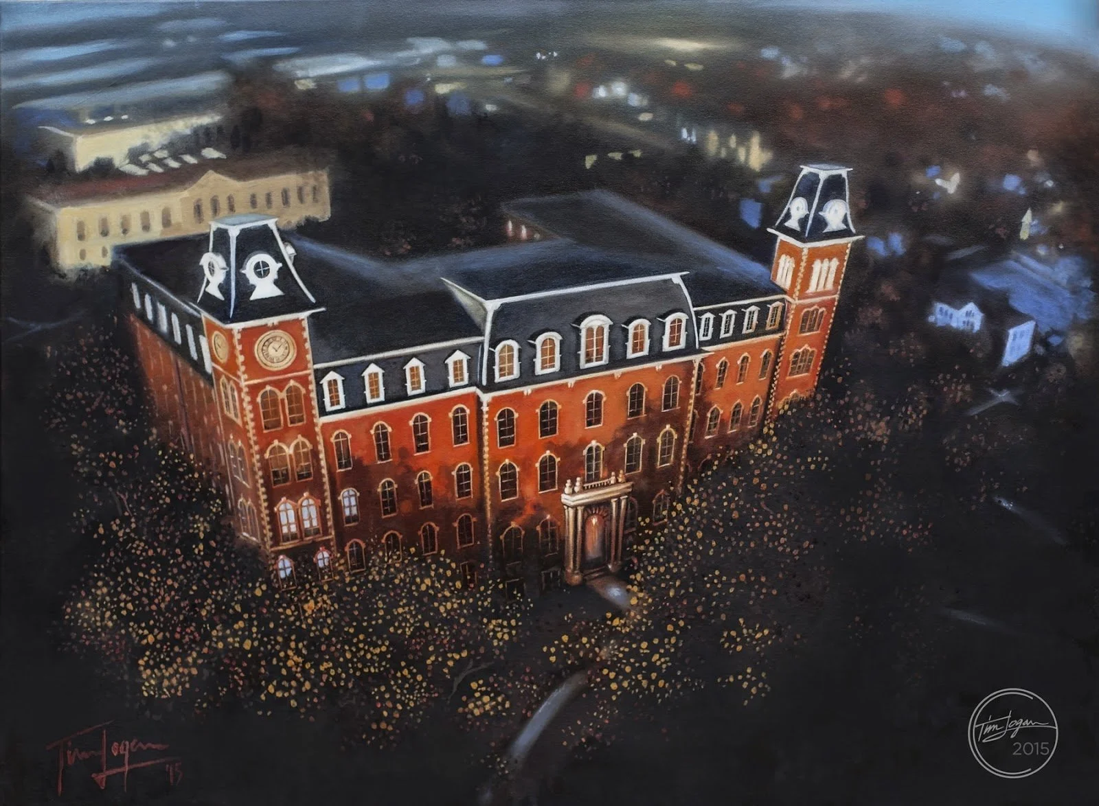 "Old Main Morning" – University of Arkansas – Gifted