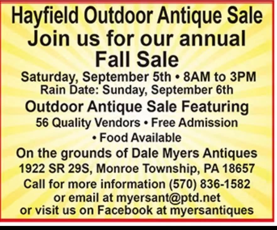 Myers Antiques Fall Sale