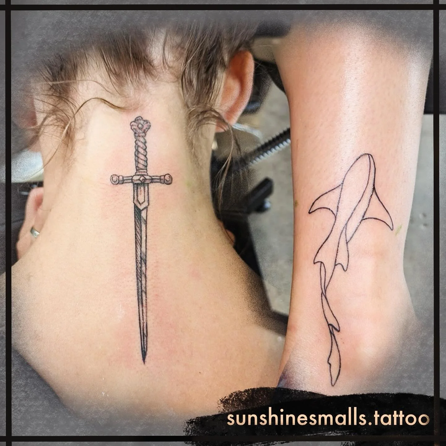 Rocky was the coolest client ever, I&rsquo;m so glad we got to connect over our family stuff. Much love 💛

#mitattoo #michigantattoo #swordtattoo