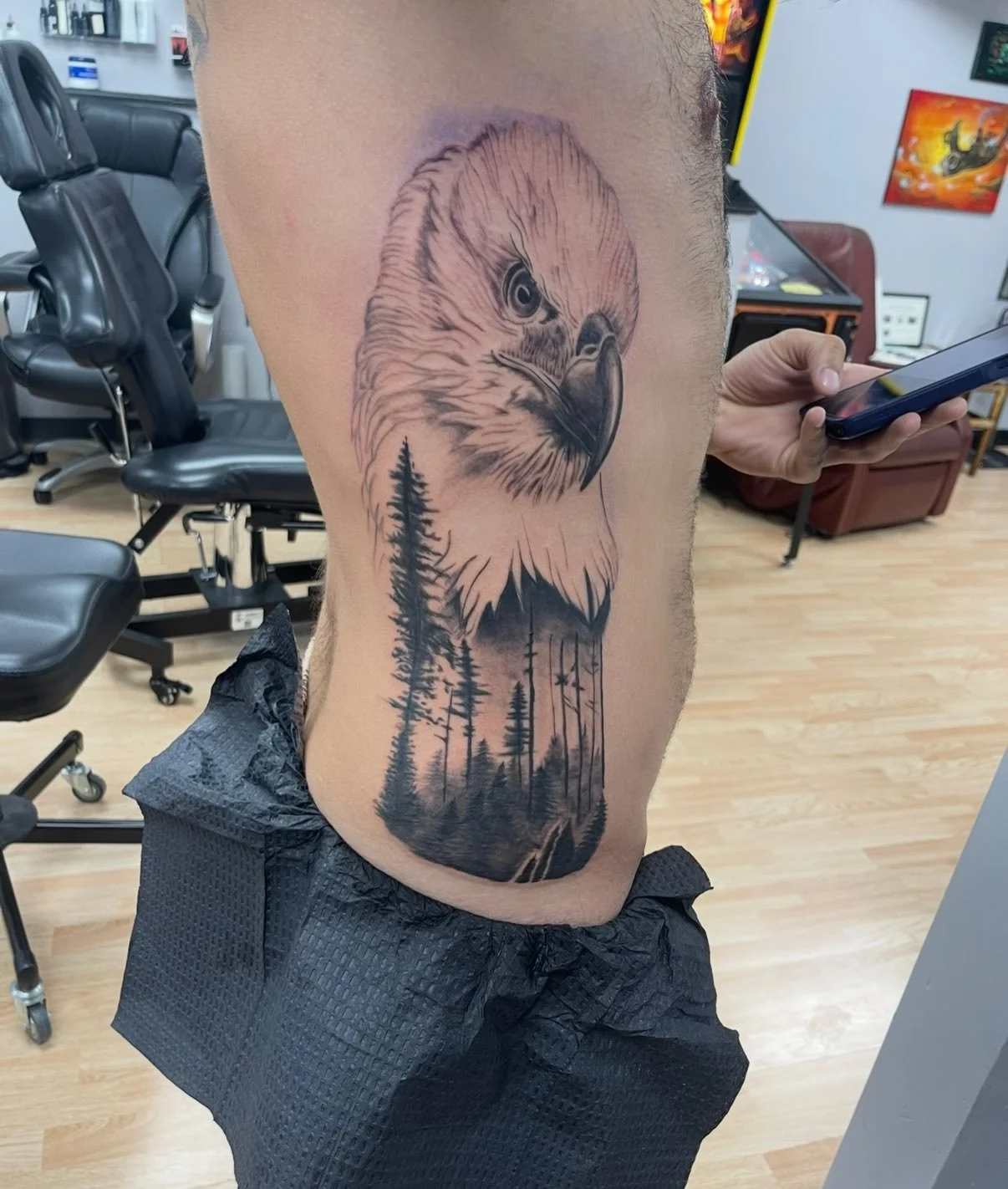 This was the first session on this! I have time open today for some tattoos shoot me a message to get something set up.