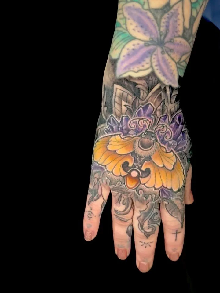 Crystal moth semi-coverup.
This was so much fun. I hope I get to do more like it soon.