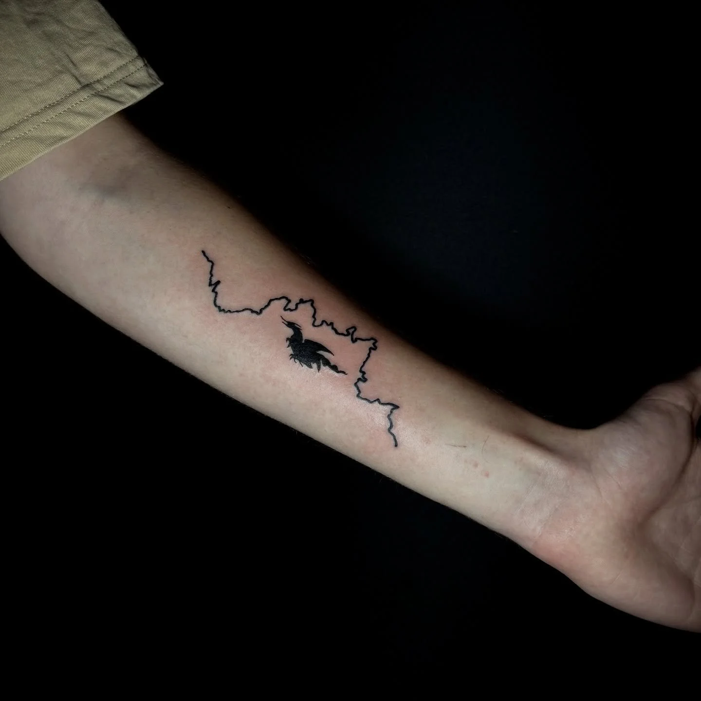 matching 🗺️ 🐉 🖤 thank you for the trust 
&bull;
&bull;
&bull;
&bull;
&bull;
&bull;
&bull;
&bull;
#tattoo #tattooart #blackworktattoos #blackworktattoo #michigantattooers #michigantattooartist #detroittattooartist