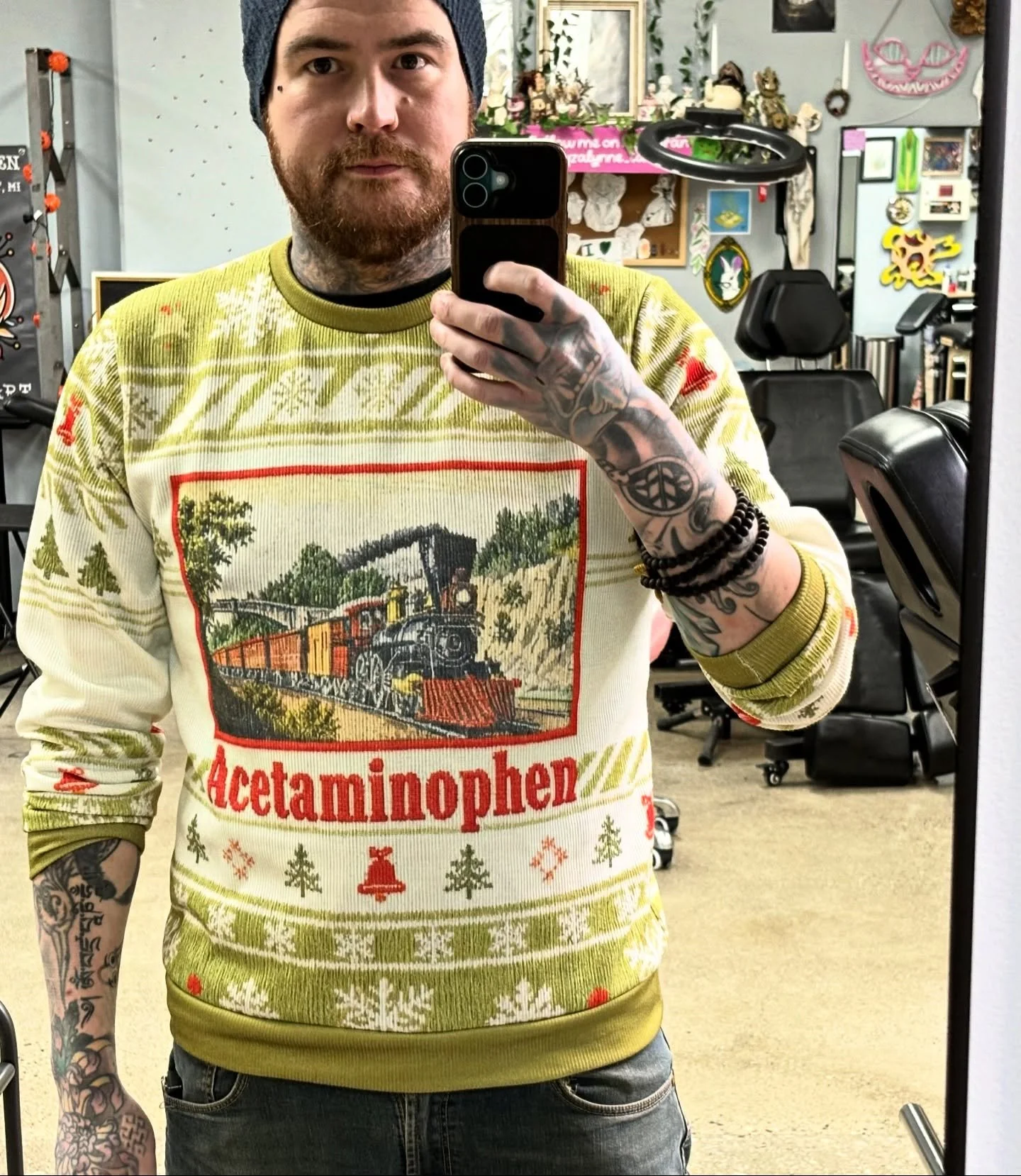 Marta got me the best sweater.